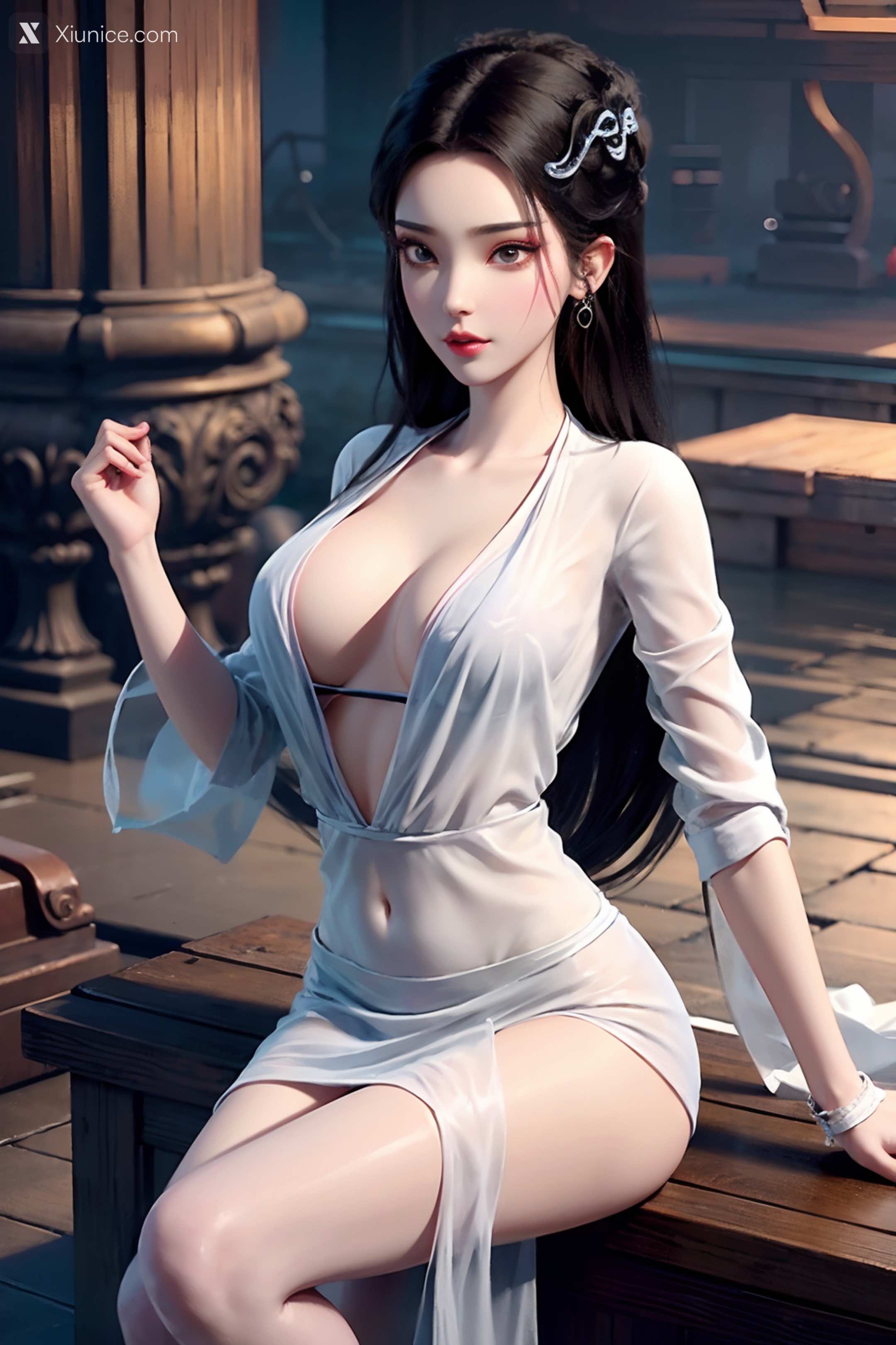 AI Girl – 白蛇缘起 – 小白 – 小白 薄纱 EP.1 第80张