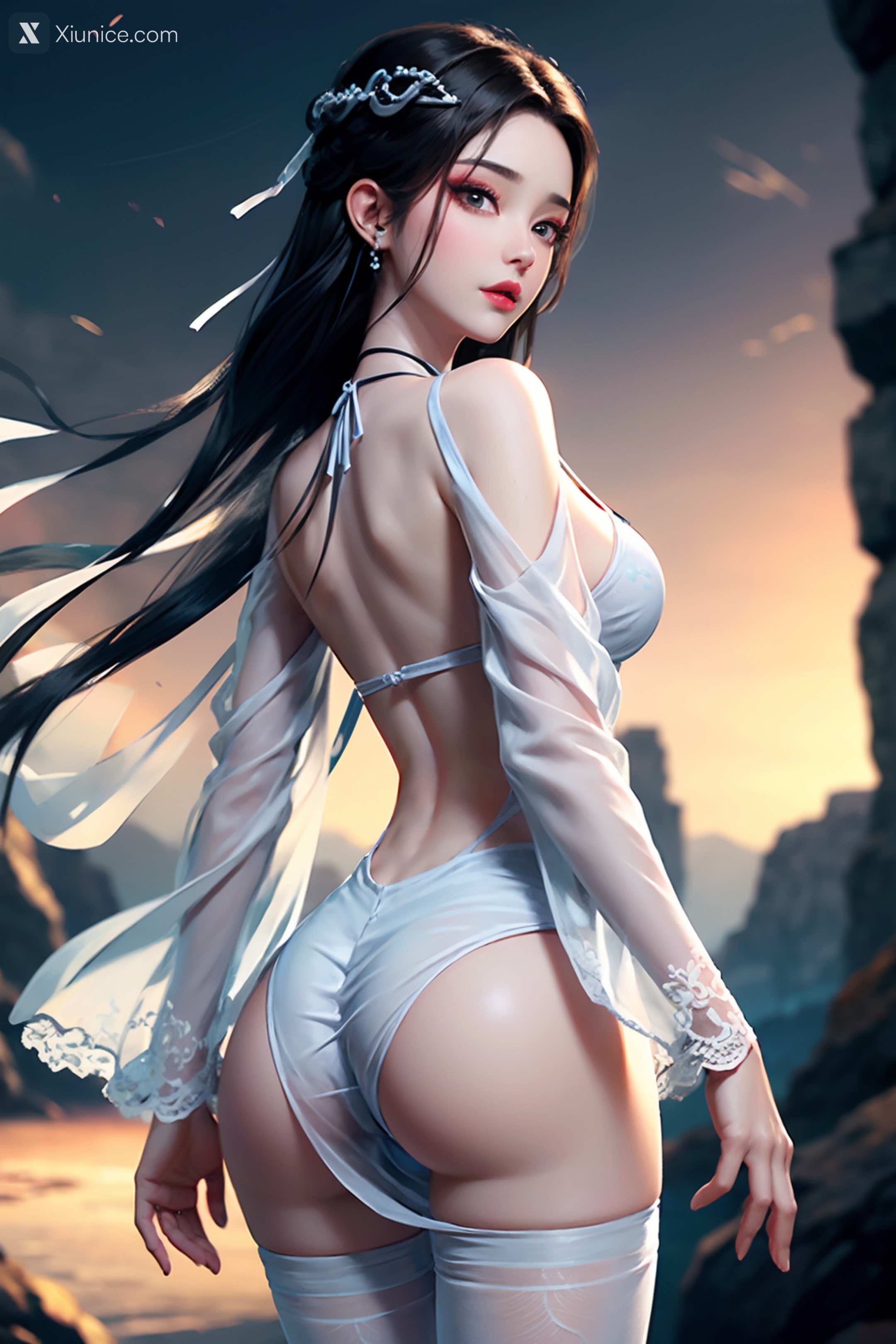 AI Girl – 白蛇缘起 – 小白 – 小白 薄纱 EP.2 第151张