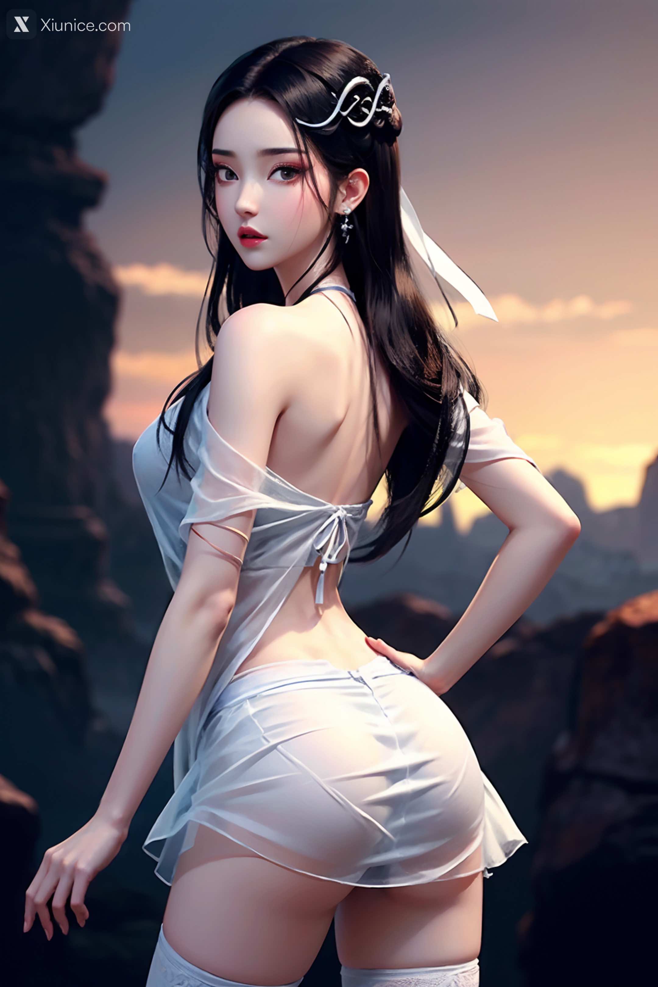 AI Girl – 白蛇缘起 – 小白 – 小白 薄纱 EP.2 第141张