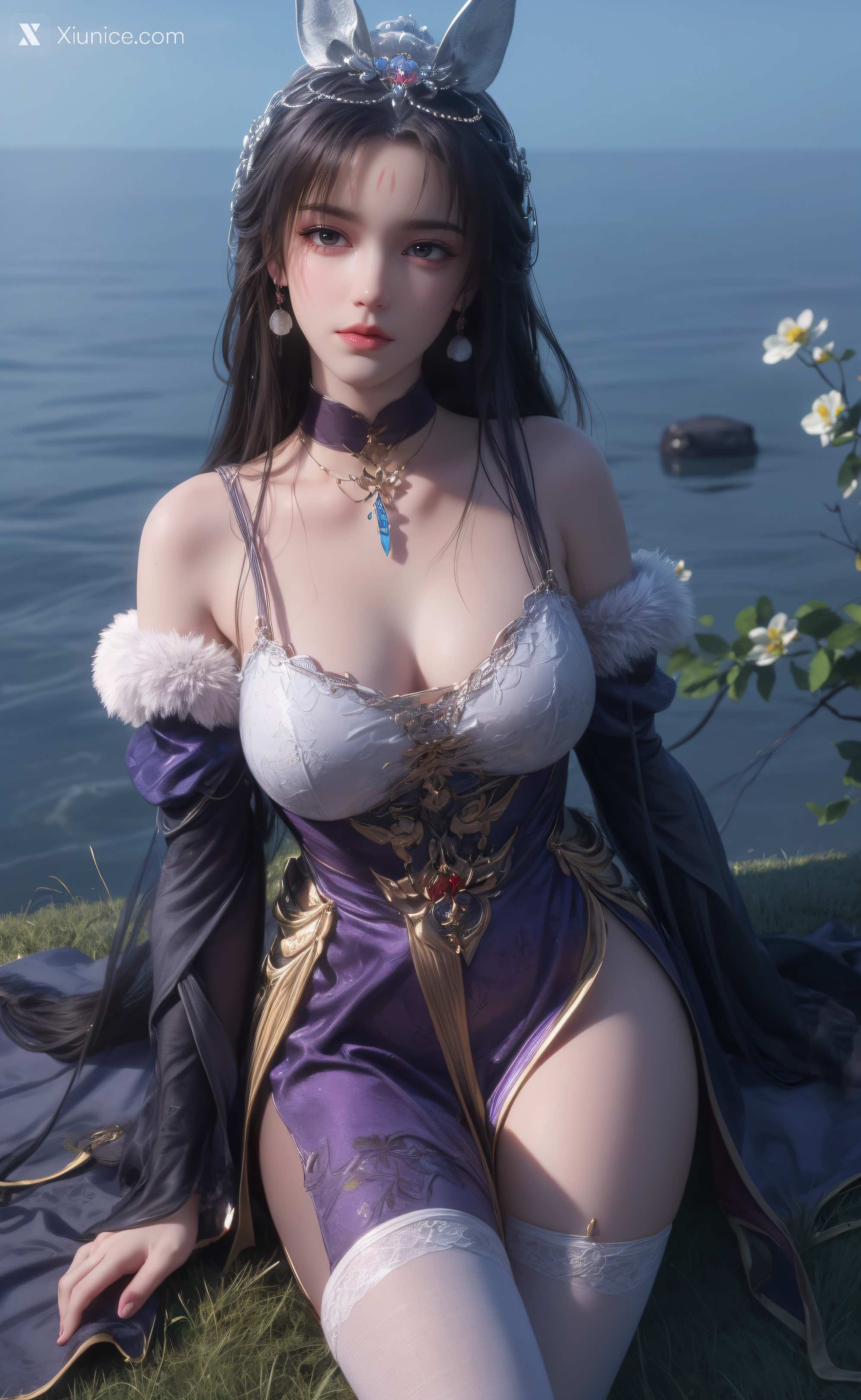 AI Girl – 暗河传 – 慕雪薇 慕雨墨 – 慕雨墨 户外写真 第4张