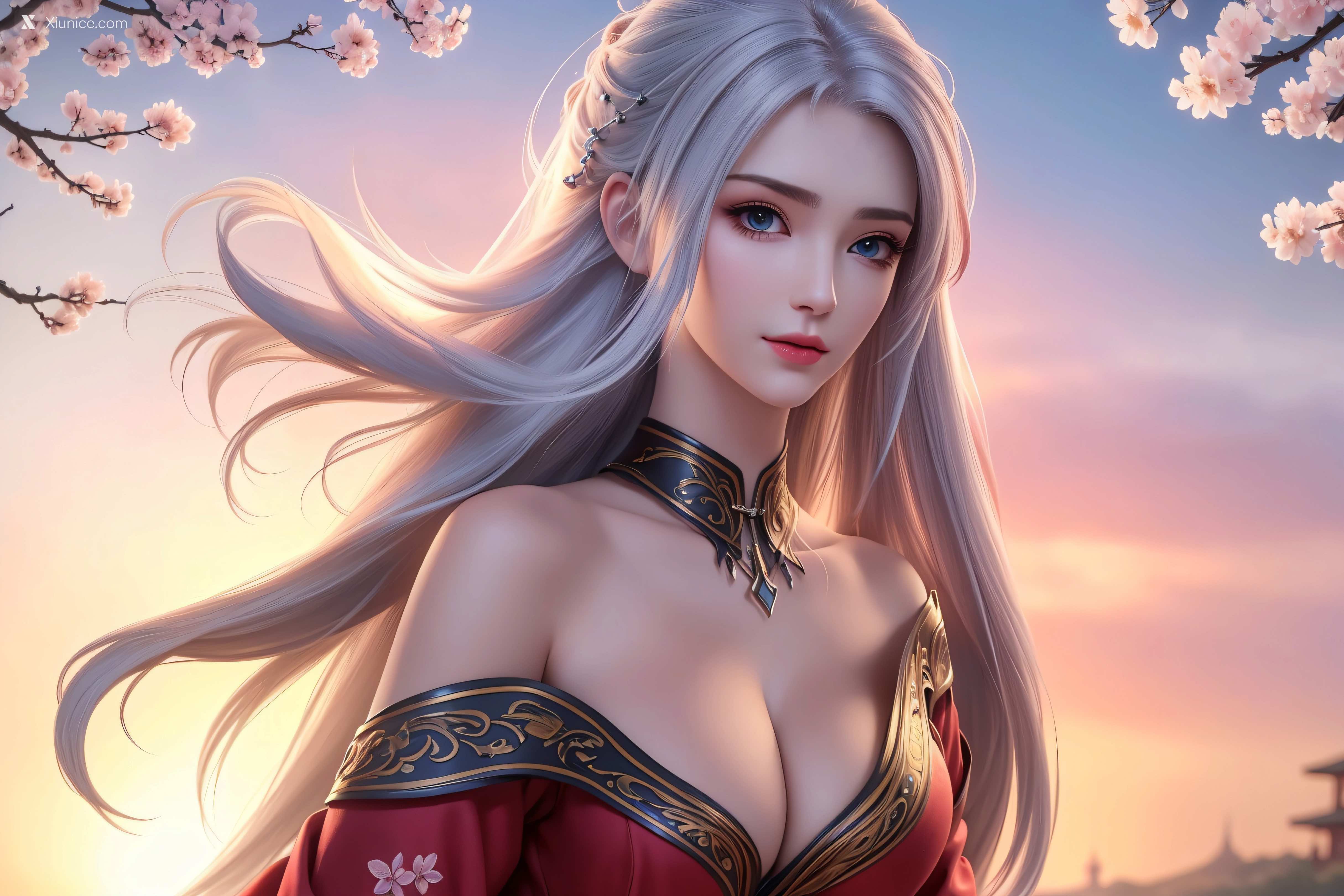 AI Girl – 大主宰 – 九幽雀 洛璃 – 洛璃 桃花源(横屏) 第14张