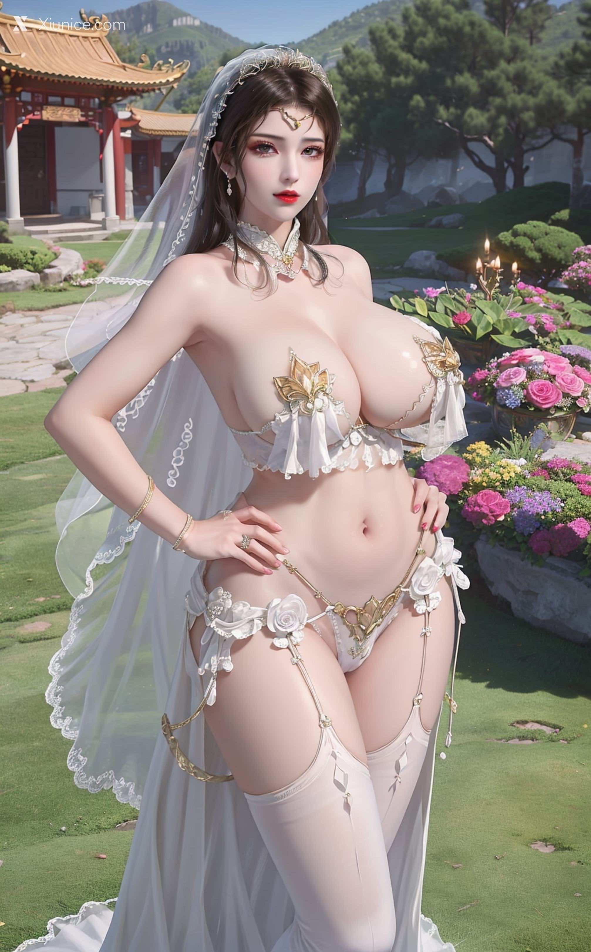 AI Girl – 斗破苍穹 – 美杜莎 白丝婚纱巨汝 第155张