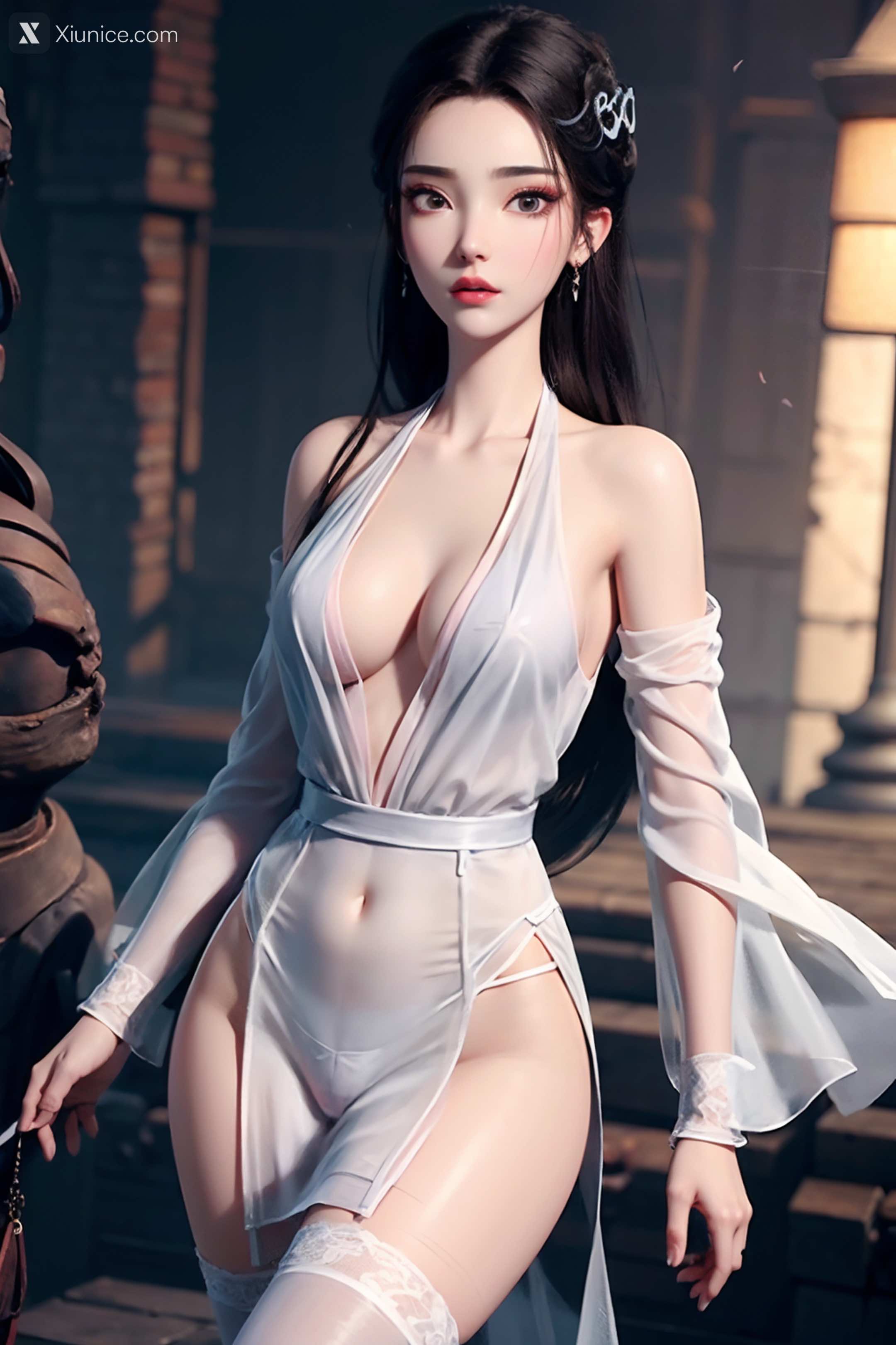 AI Girl – 白蛇缘起 – 小白 – 小白 薄纱 EP.1 第118张