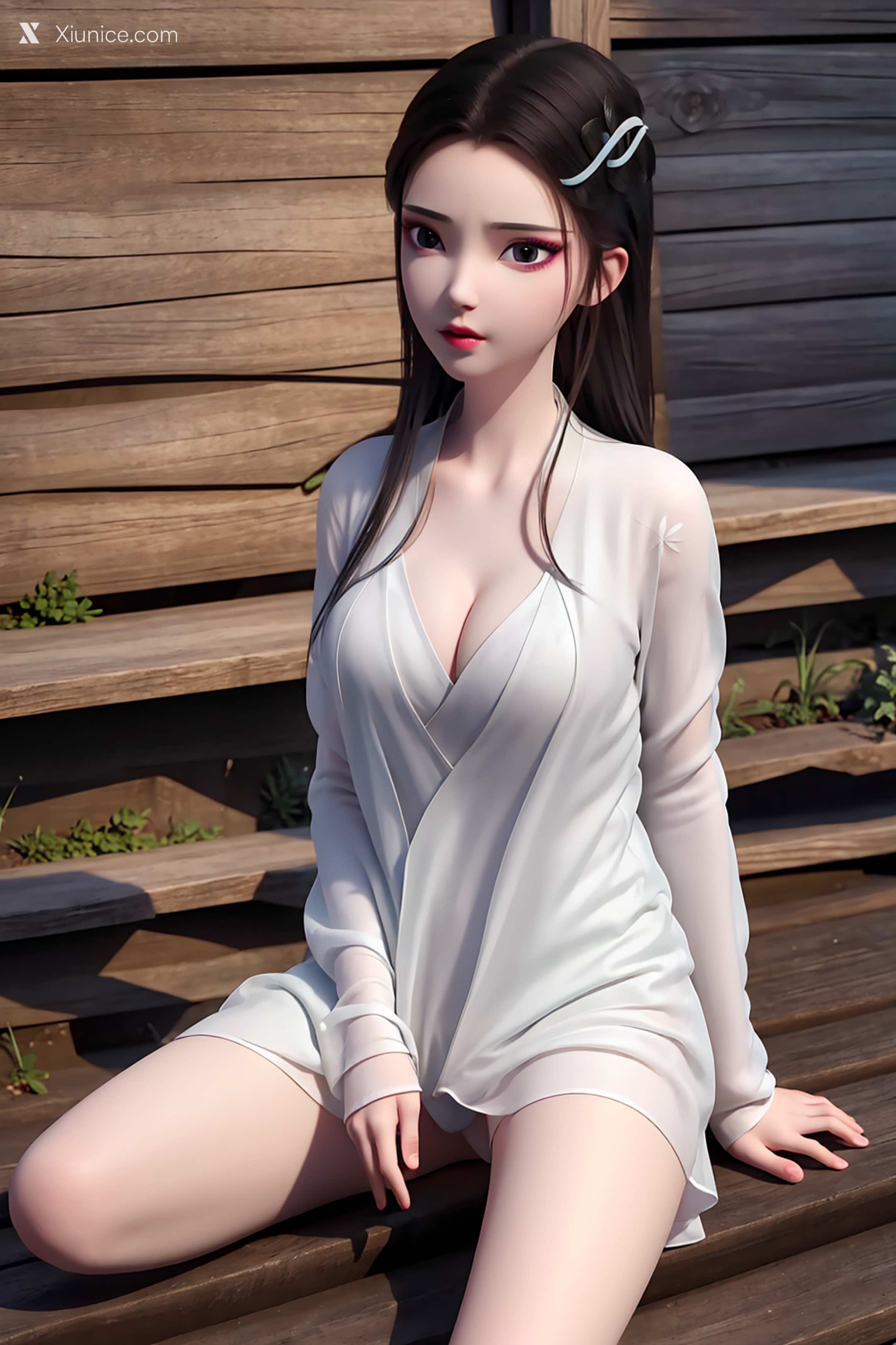 AI Girl – 白蛇缘起 – 小白 – 小白 白衣 第33张