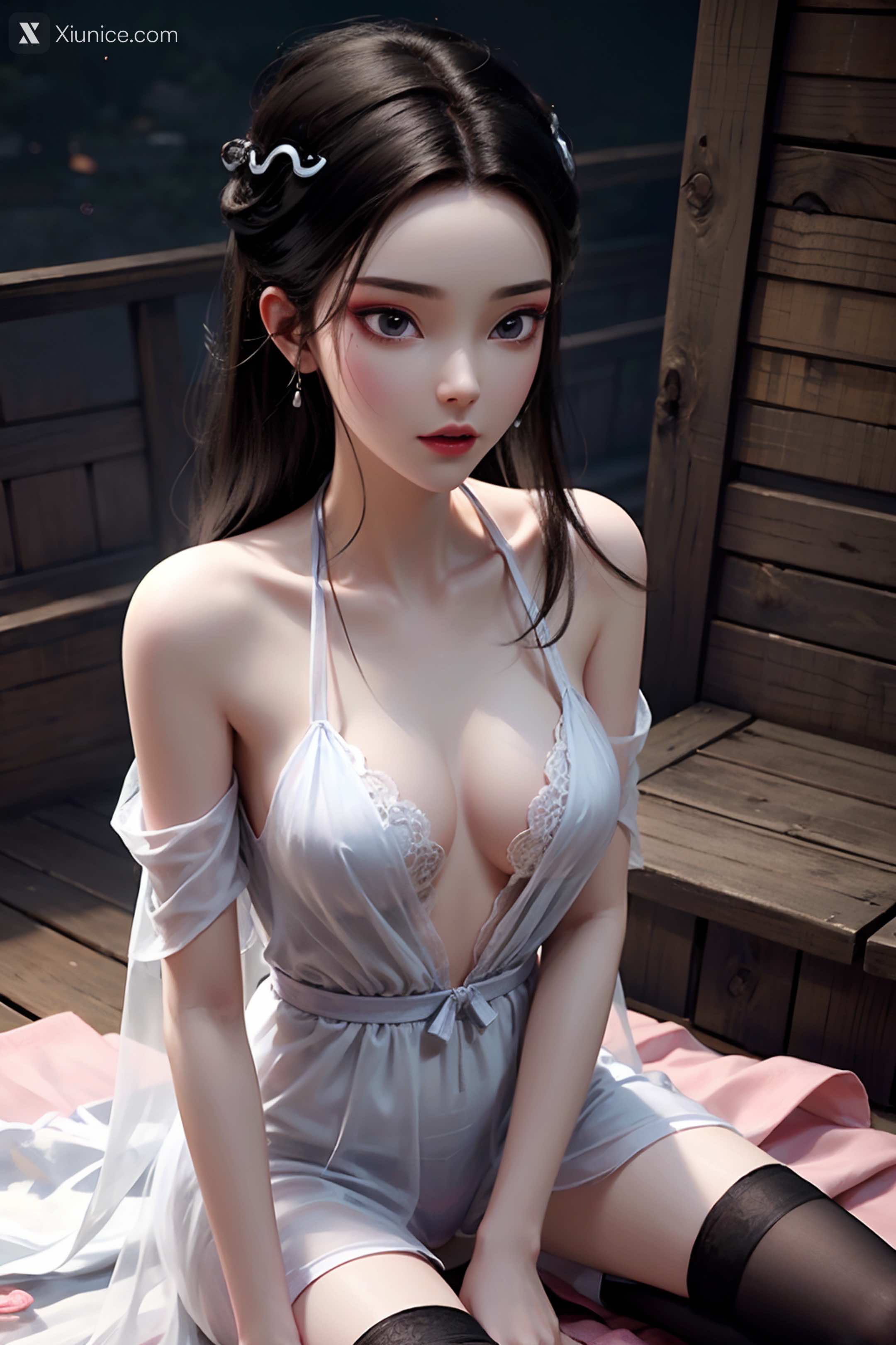 AI Girl – 白蛇缘起 – 小白 – 小白 薄纱 EP.2 第74张