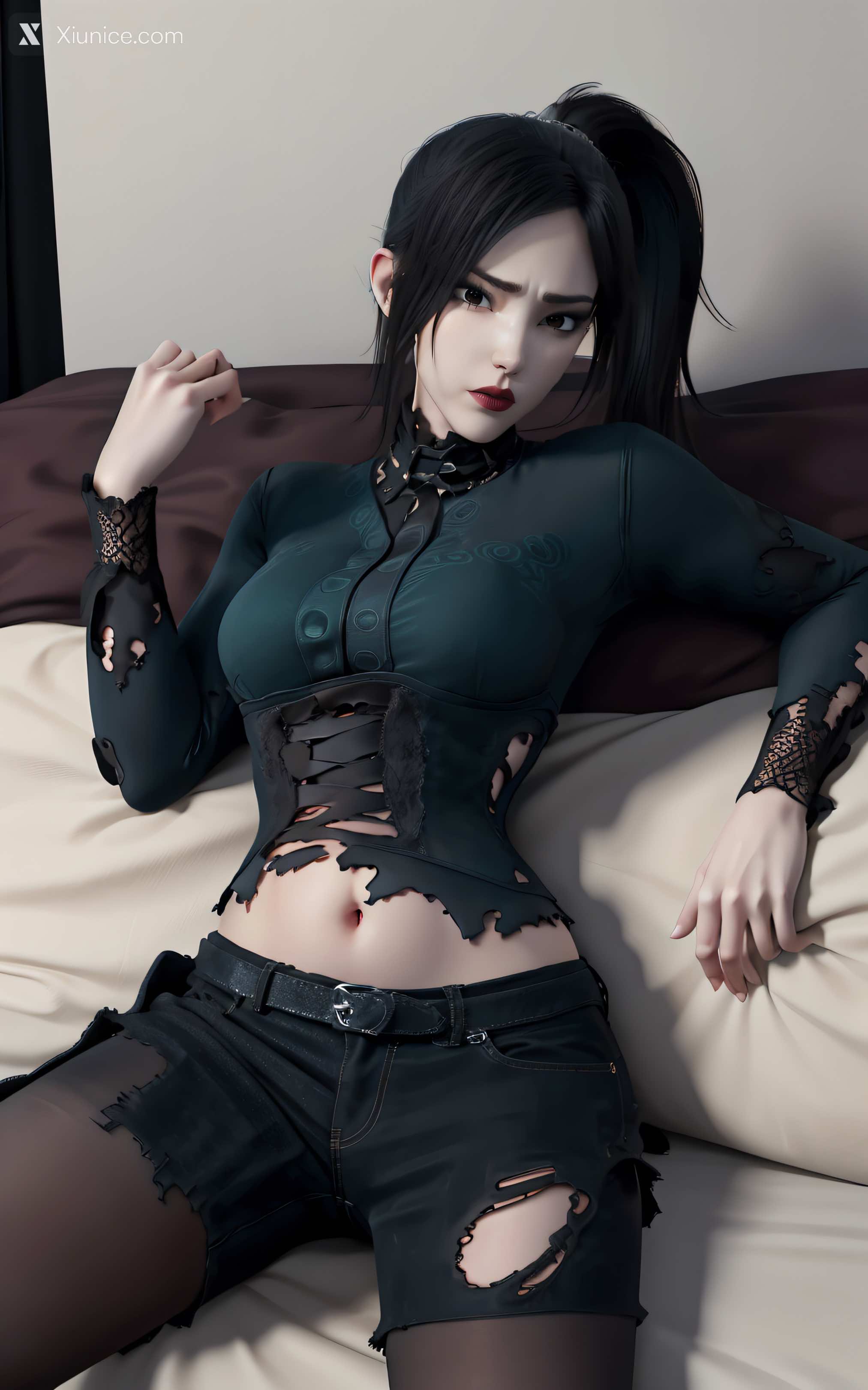 AI Girl – 白蛇 – 小青 – 小青 破衣 第24张