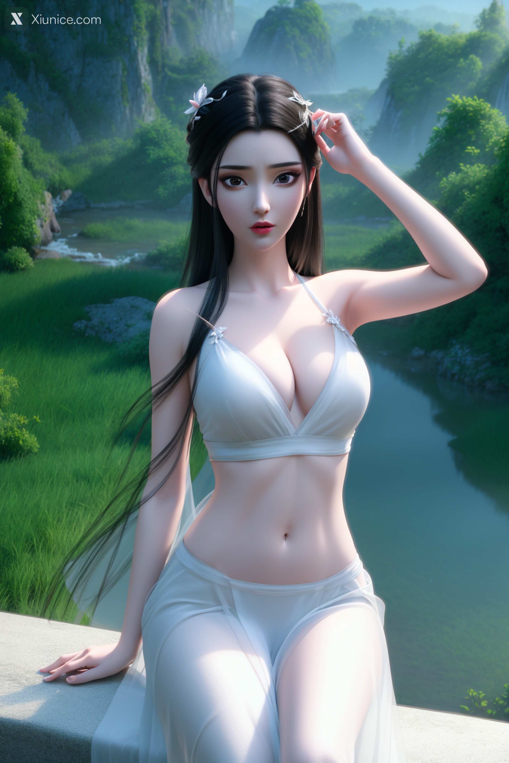 AI Girl – 白蛇缘起 – 小白 – 小白 薄纱 EP.1 第31张