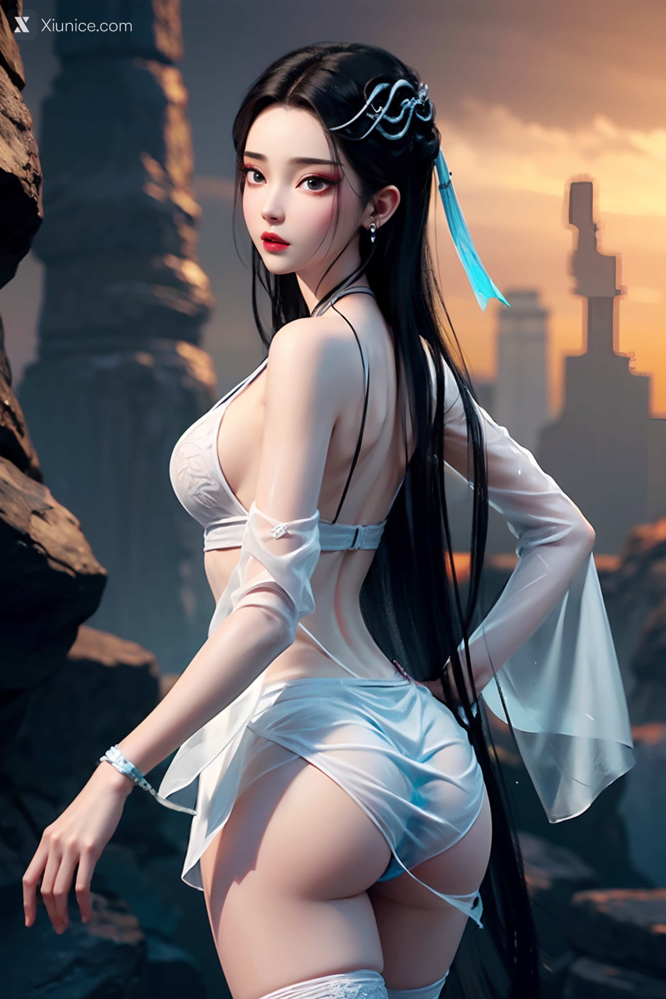 AI Girl – 白蛇缘起 – 小白 – 小白 薄纱 EP.2 第145张