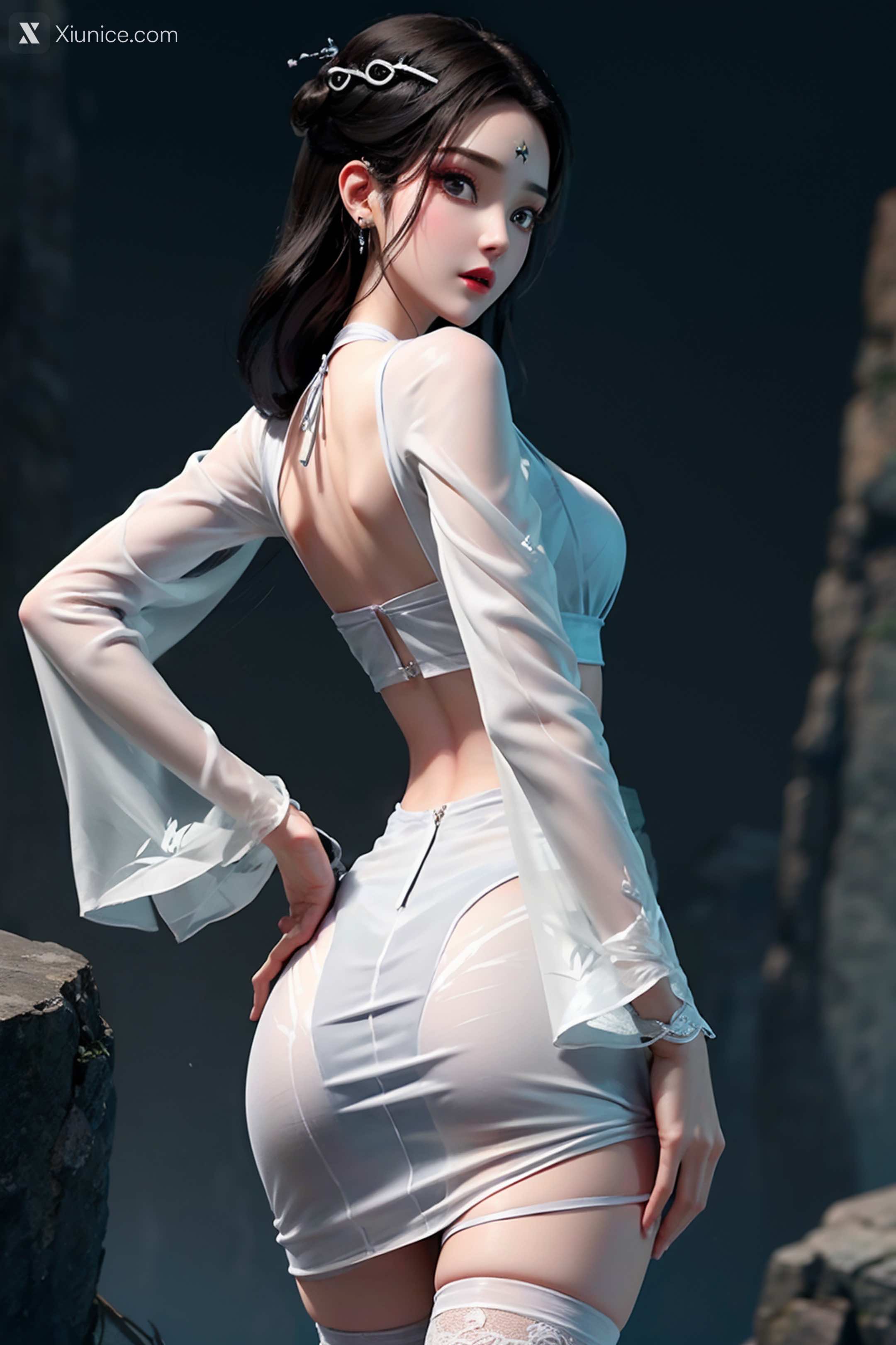AI Girl – 白蛇缘起 – 小白 – 小白 薄纱 EP.1 第205张
