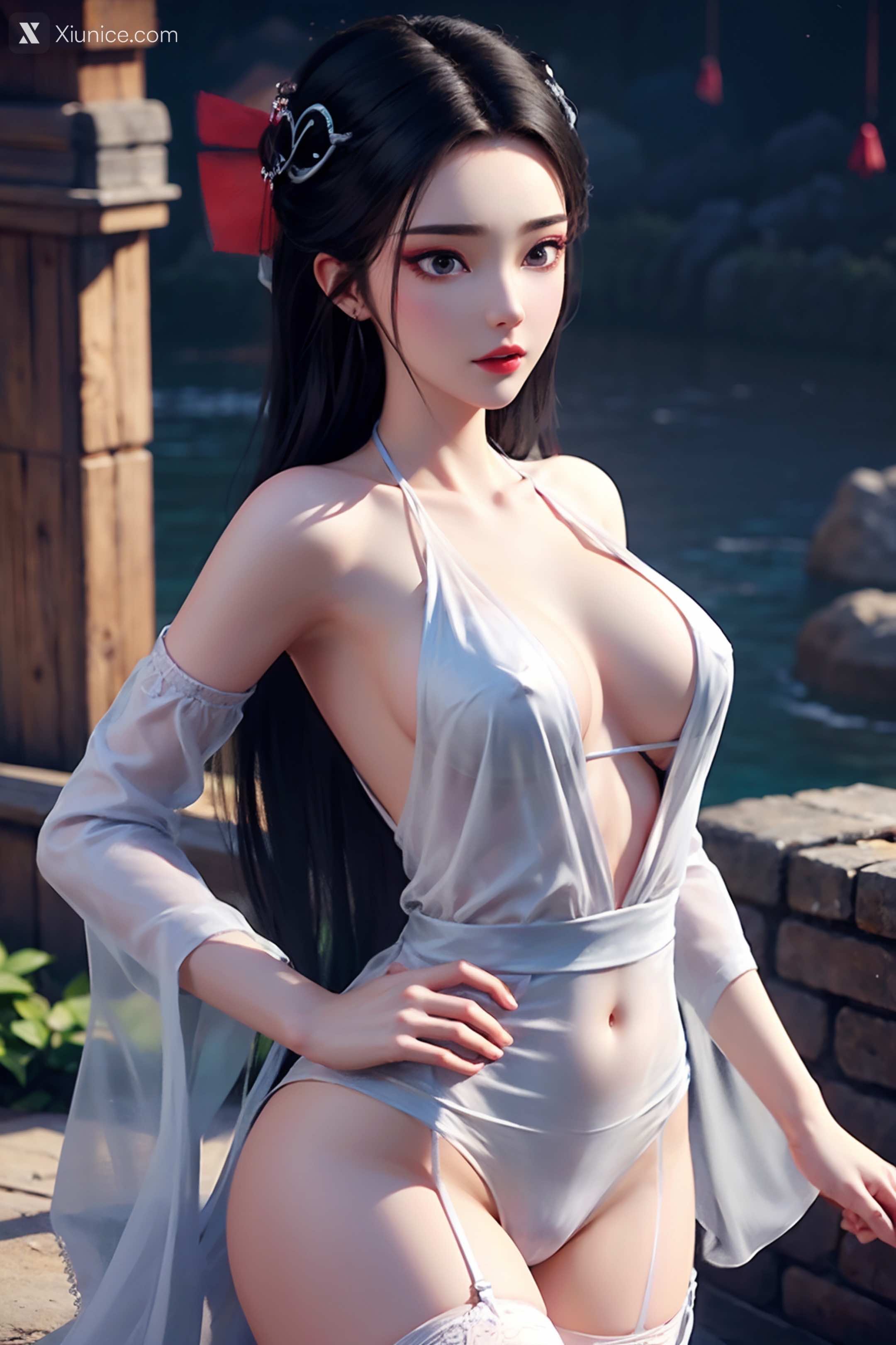AI Girl – 白蛇缘起 – 小白 – 小白 薄纱 EP.1 第136张
