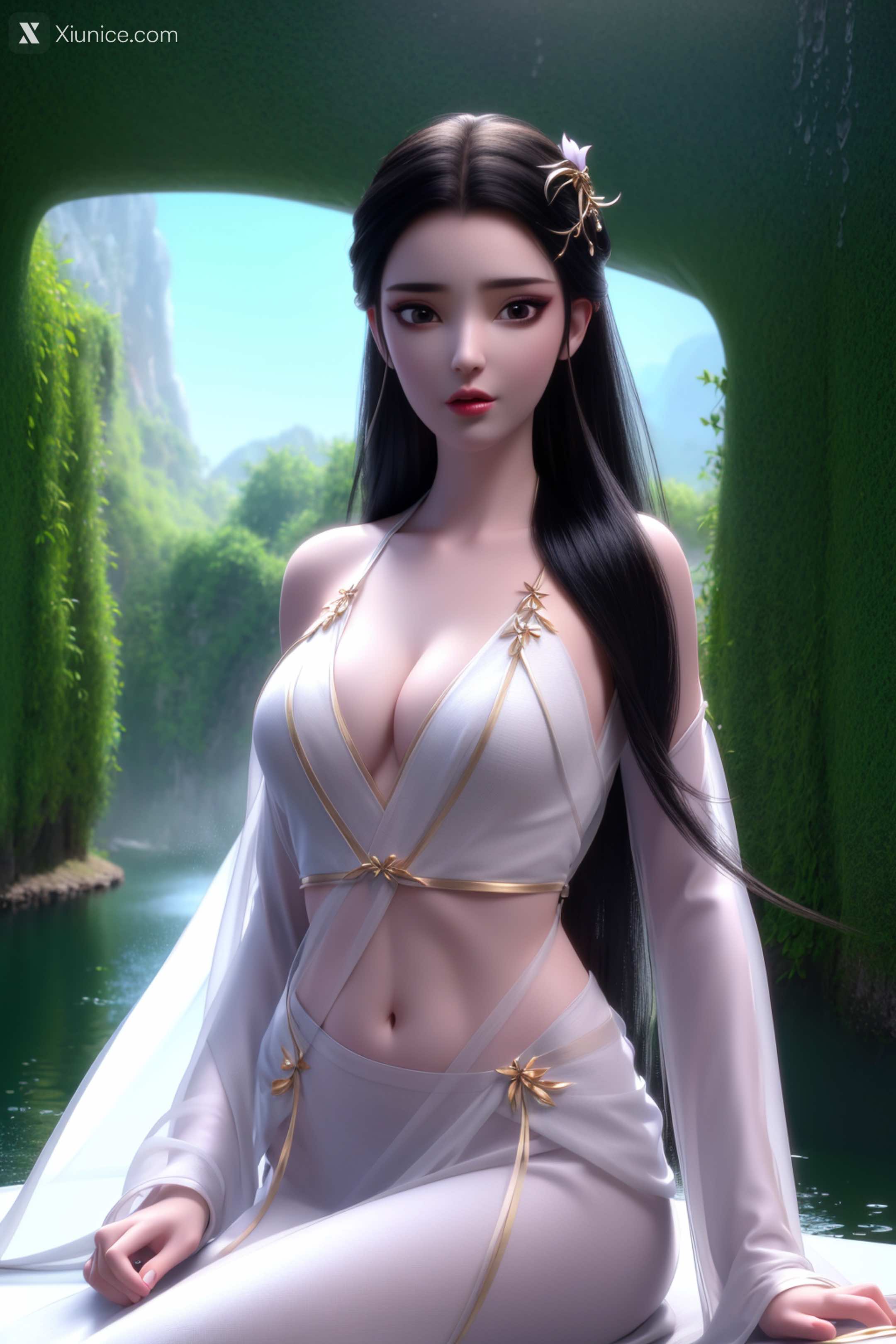 AI Girl – 白蛇缘起 – 小白 – 小白 薄纱 EP.1 第17张