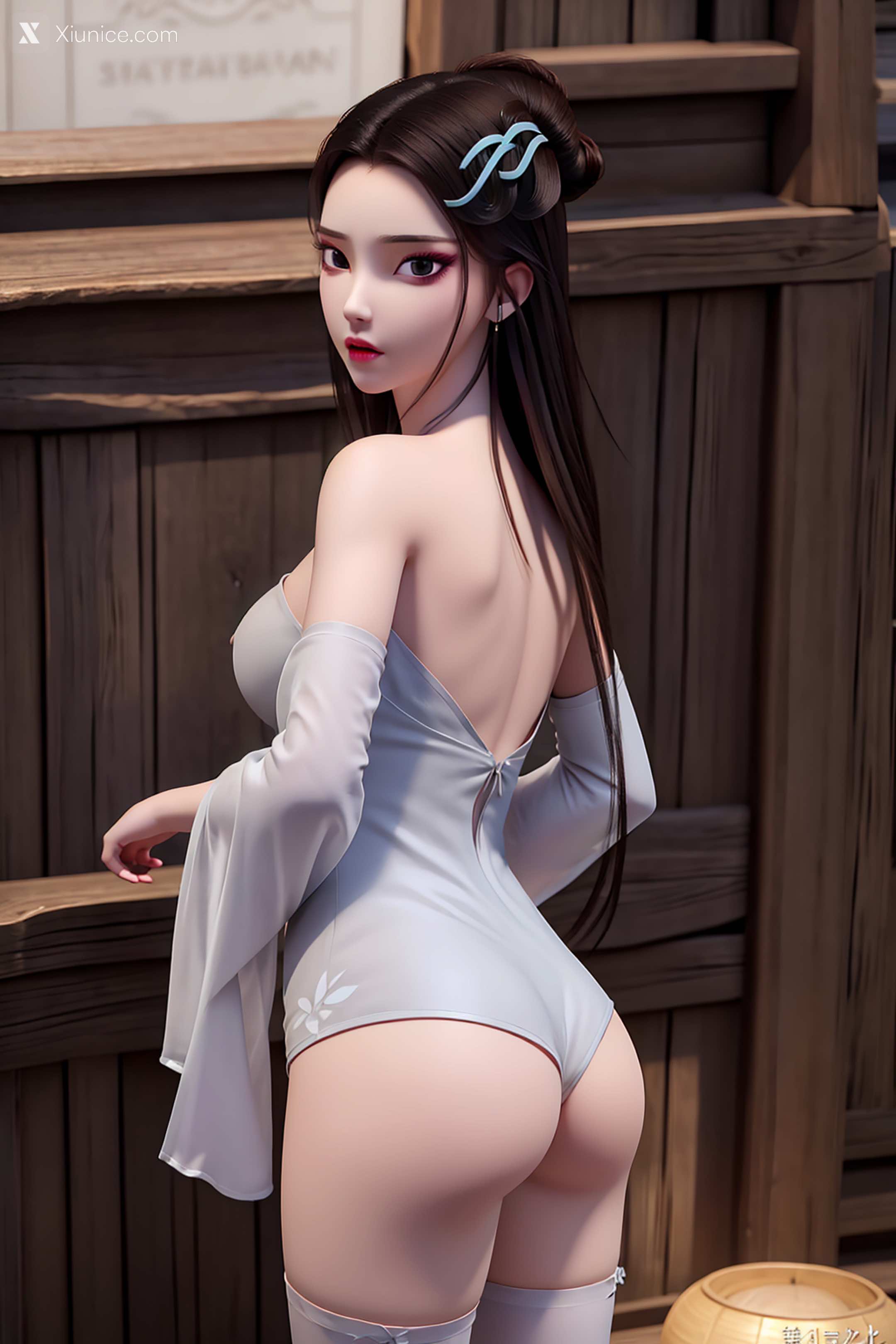 AI Girl – 白蛇缘起 – 小白 – 小白 白衣 第9张