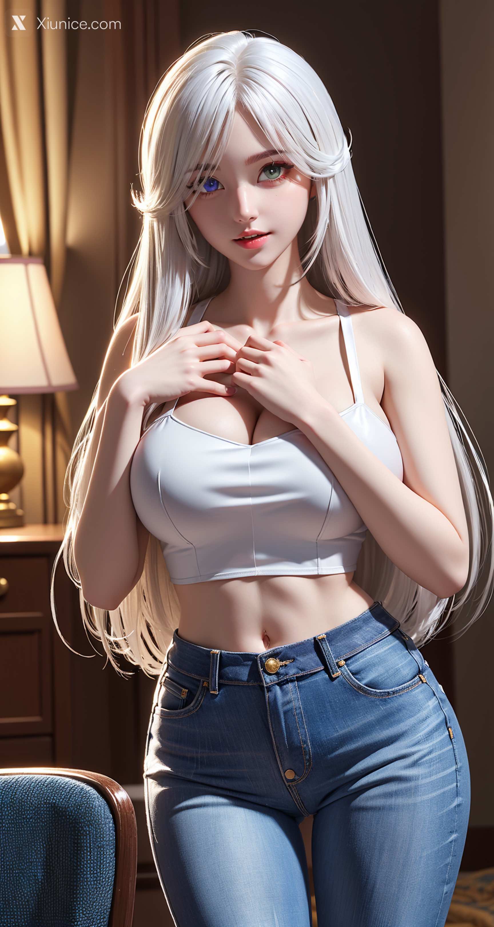 AI Girl – 从红月开始 – 十七妹妹 – 十七妹妹 卧室写真 第19张