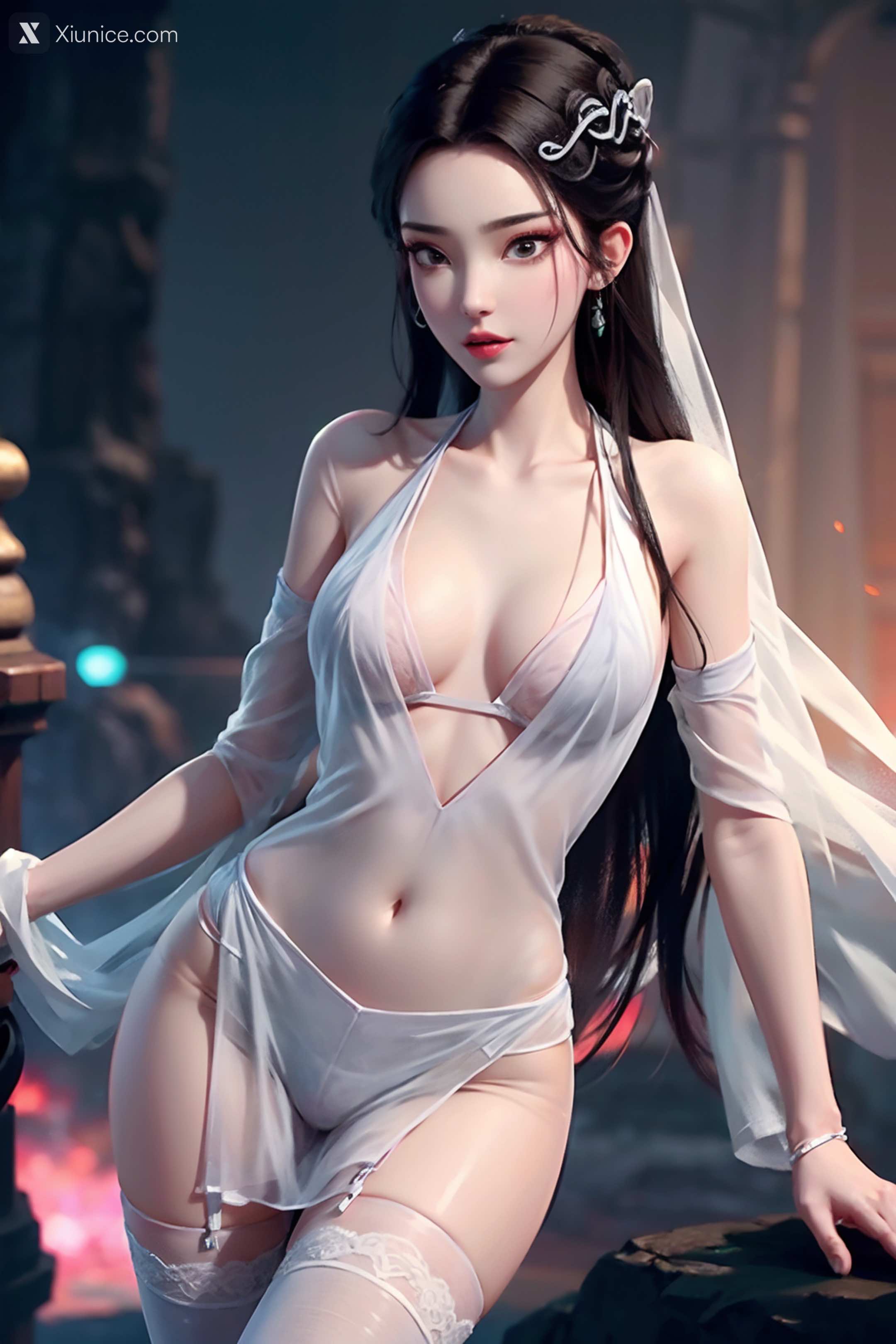 AI Girl – 白蛇缘起 – 小白 – 小白 薄纱 EP.1 第92张