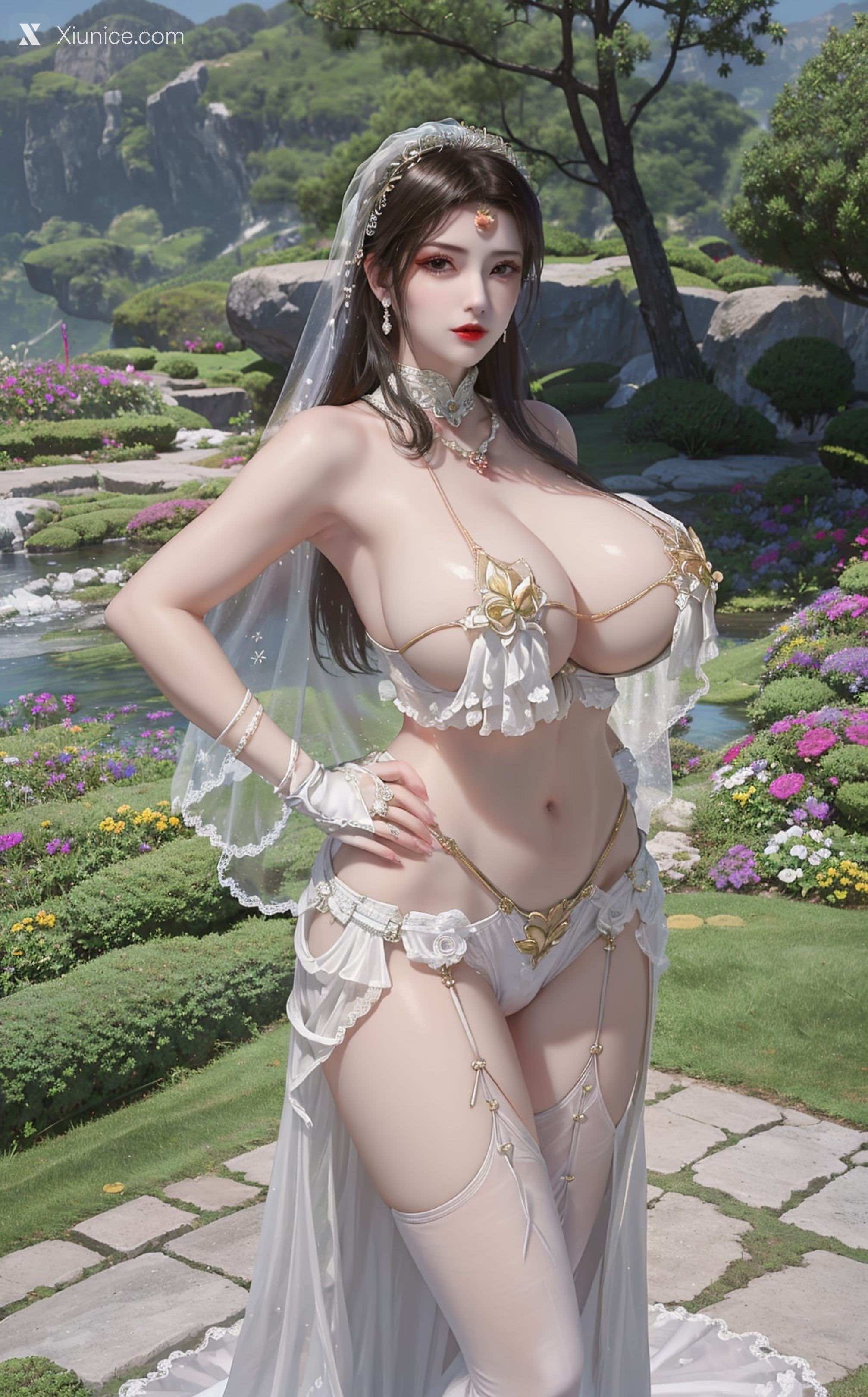 AI Girl – 斗破苍穹 – 美杜莎 白丝婚纱巨汝 第161张
