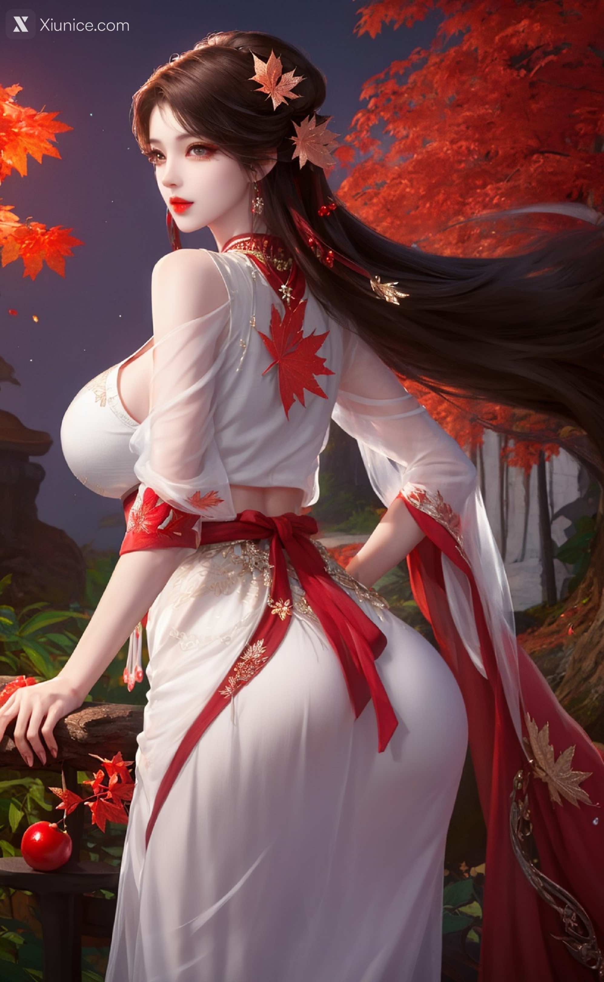 AI Girl – 完美世界 – 火灵儿 白纱睡衣 第11张