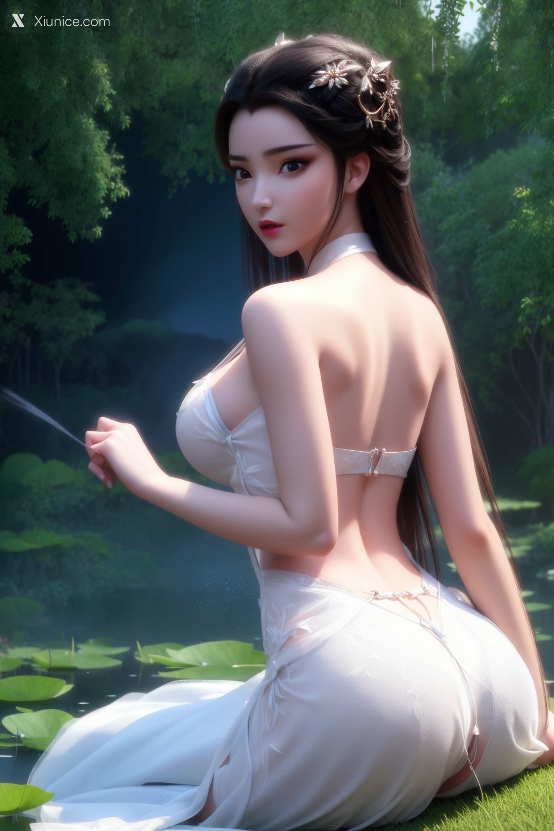 AI Girl – 白蛇缘起 – 小白 – 小白 薄纱 EP.1 第101张