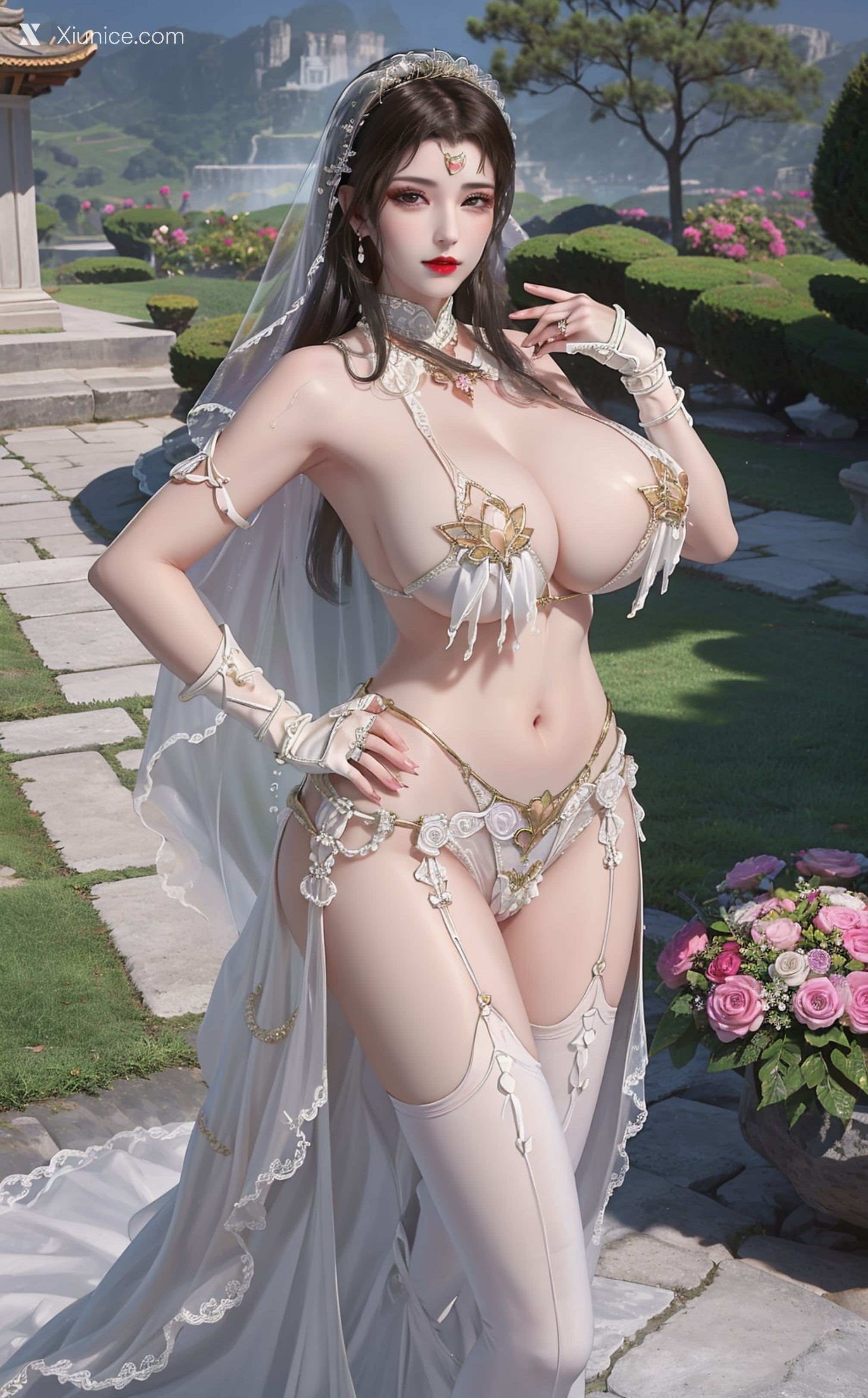 AI Girl – 斗破苍穹 – 美杜莎 白丝婚纱巨汝 第162张