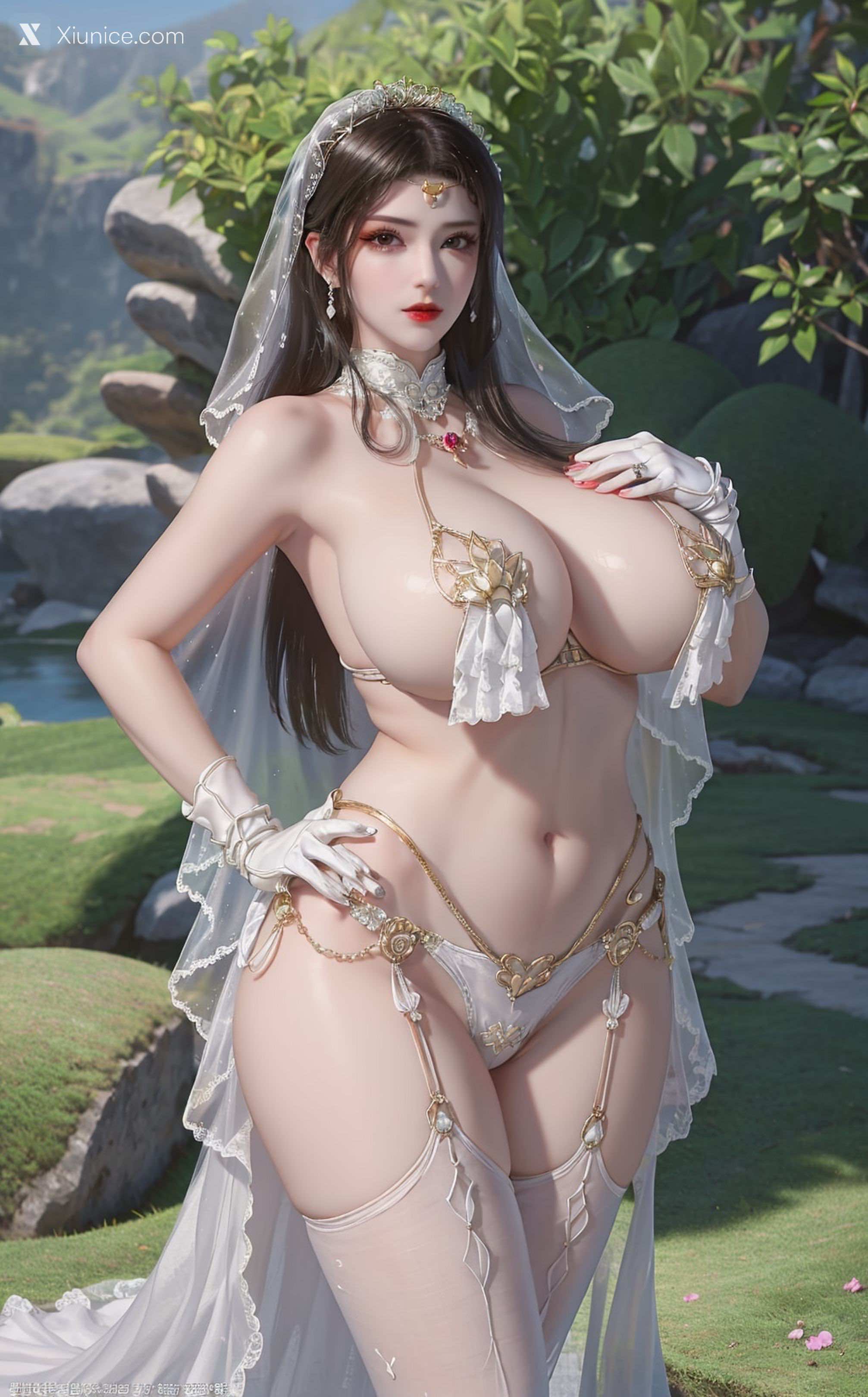 AI Girl – 斗破苍穹 – 美杜莎 白丝婚纱巨汝 第176张