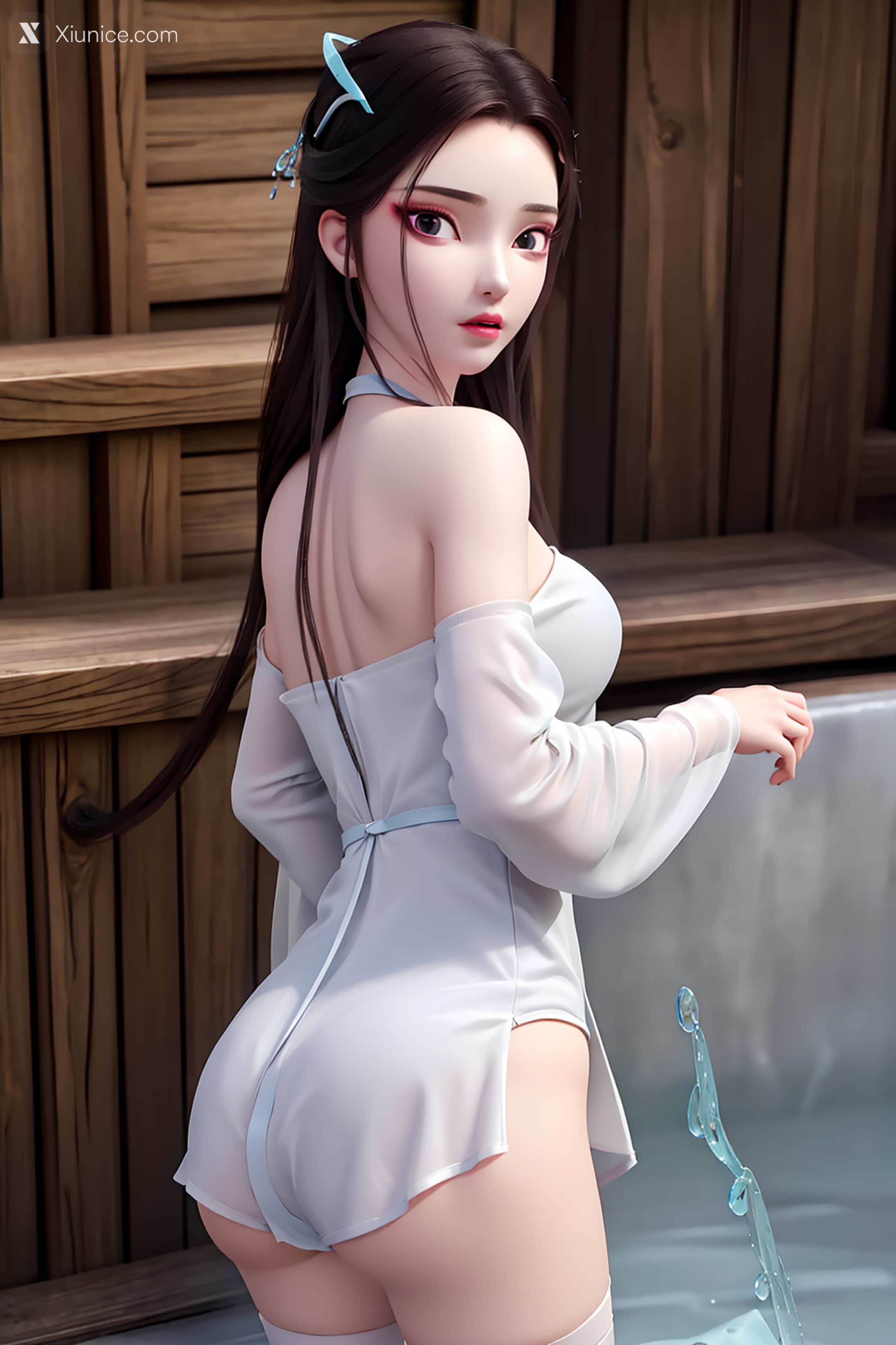 AI Girl – 白蛇缘起 – 小白 – 小白 白衣 第11张
