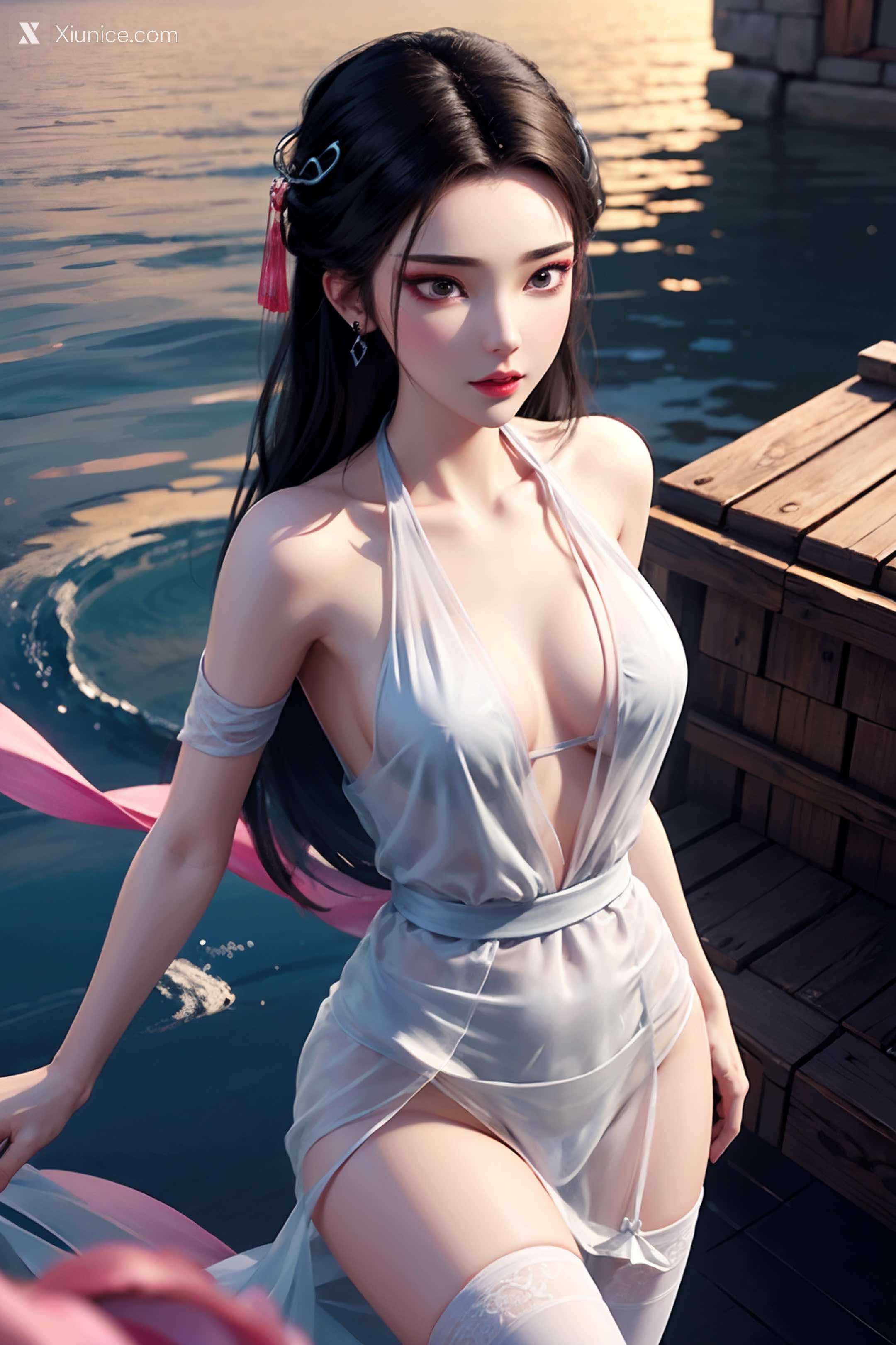 AI Girl – 白蛇缘起 – 小白 – 小白 薄纱 EP.1 第142张