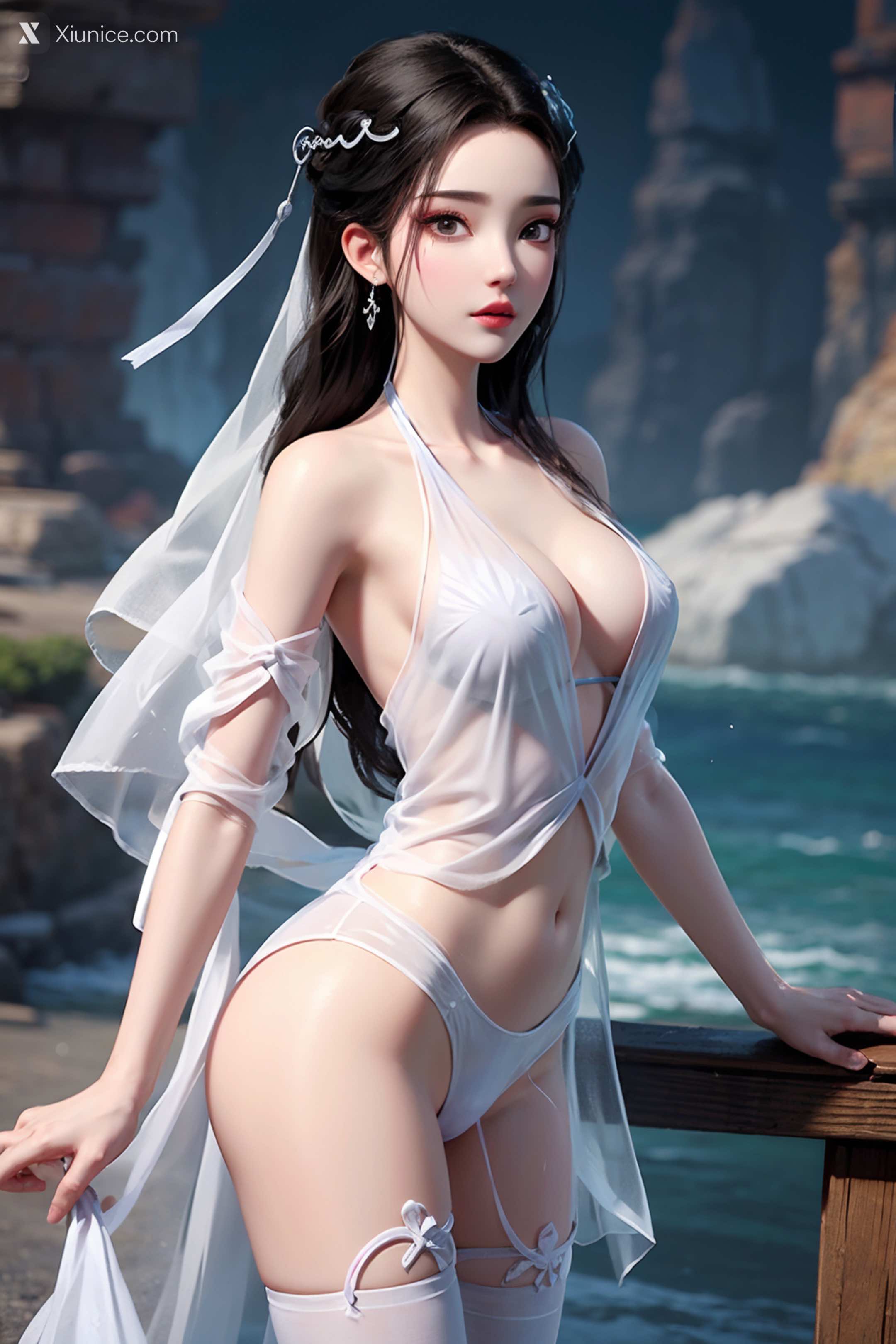 AI Girl – 白蛇缘起 – 小白 – 小白 薄纱 EP.1 第52张