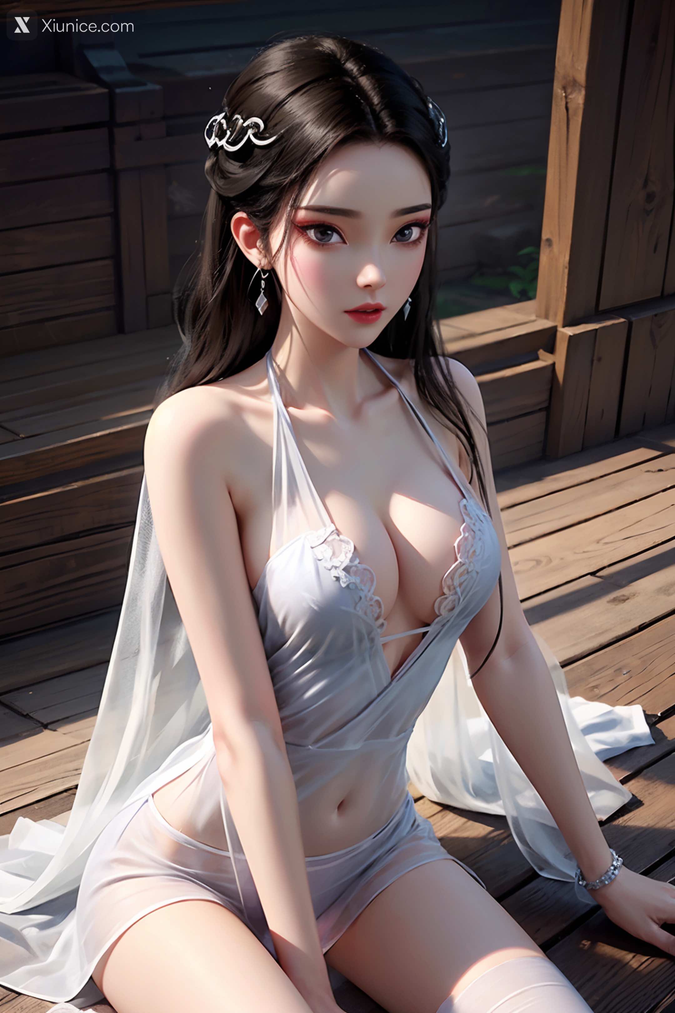 AI Girl – 白蛇缘起 – 小白 – 小白 薄纱 EP.1 第102张