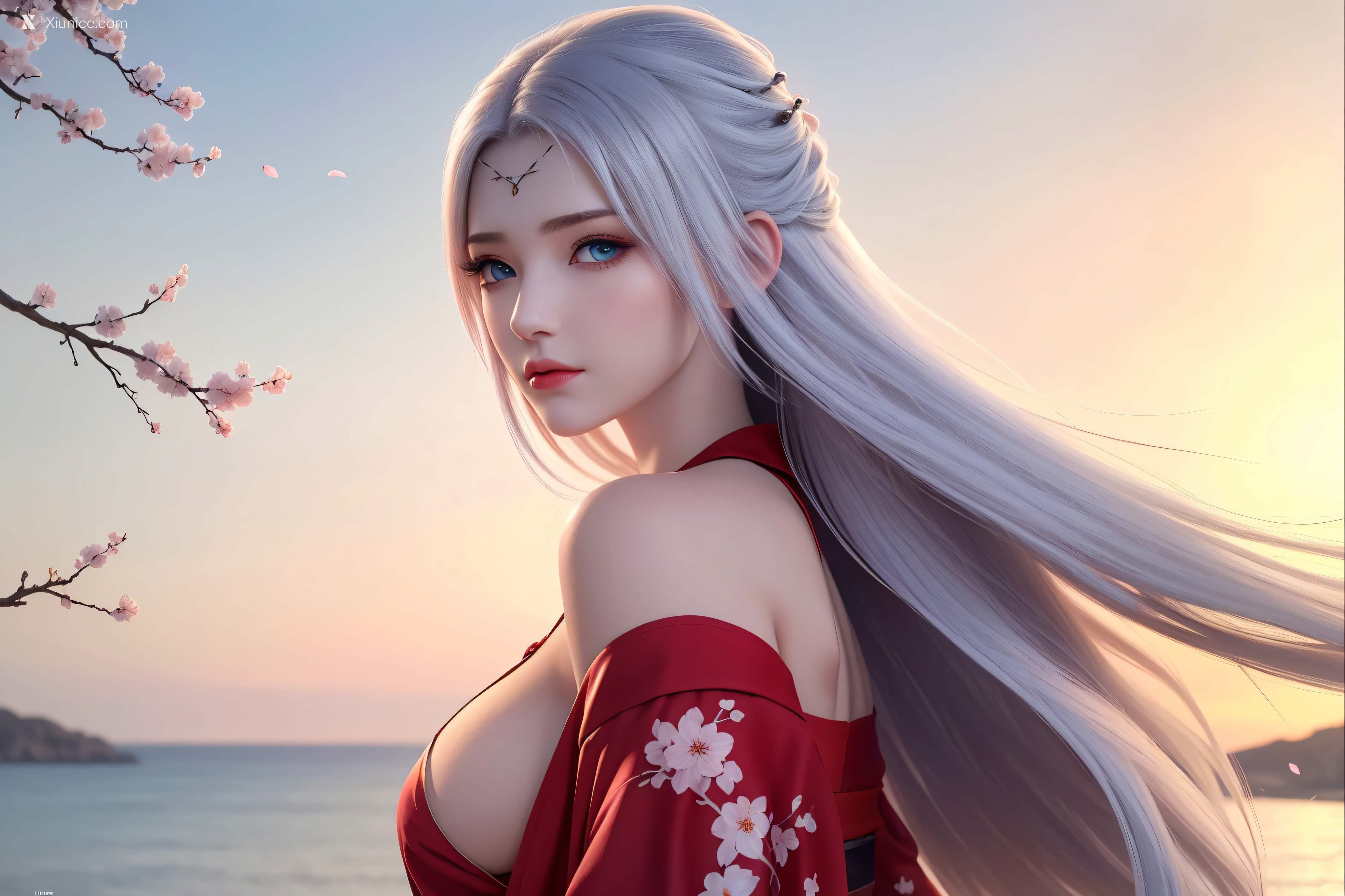 AI Girl – 大主宰 – 九幽雀 洛璃 – 洛璃 桃花源(横屏) 第25张