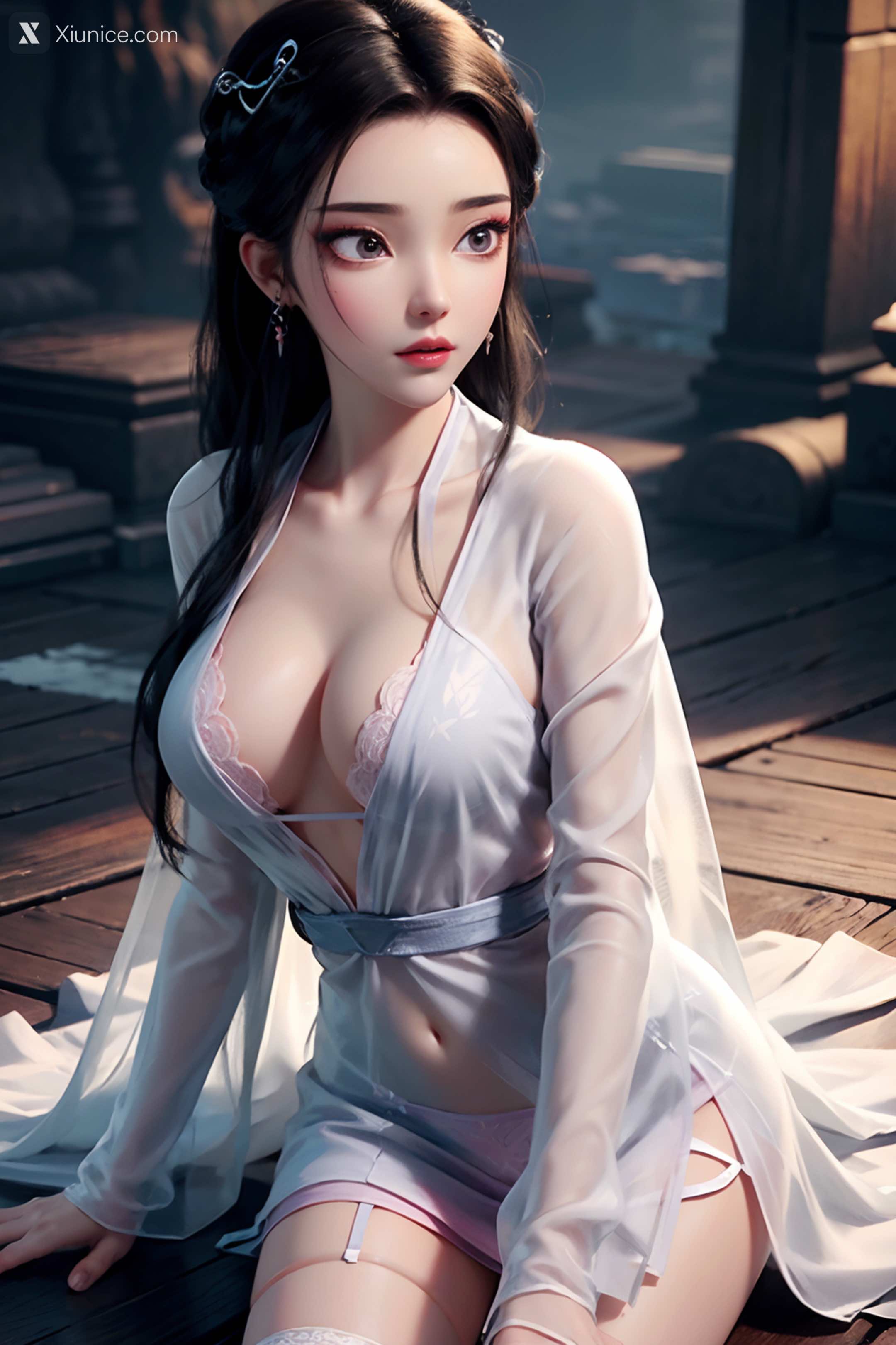 AI Girl – 白蛇缘起 – 小白 – 小白 薄纱 EP.2 第58张
