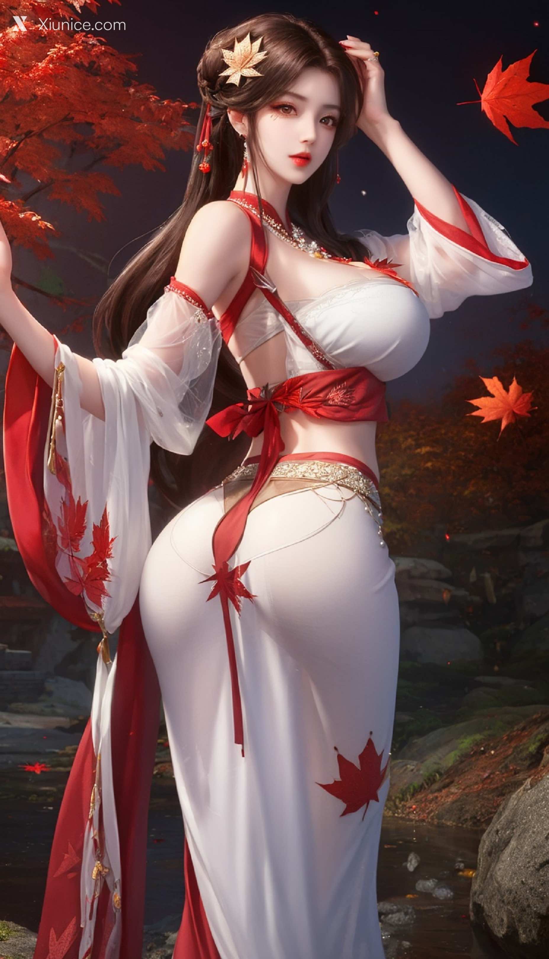 AI Girl – 完美世界 – 火灵儿 白纱睡衣 第13张