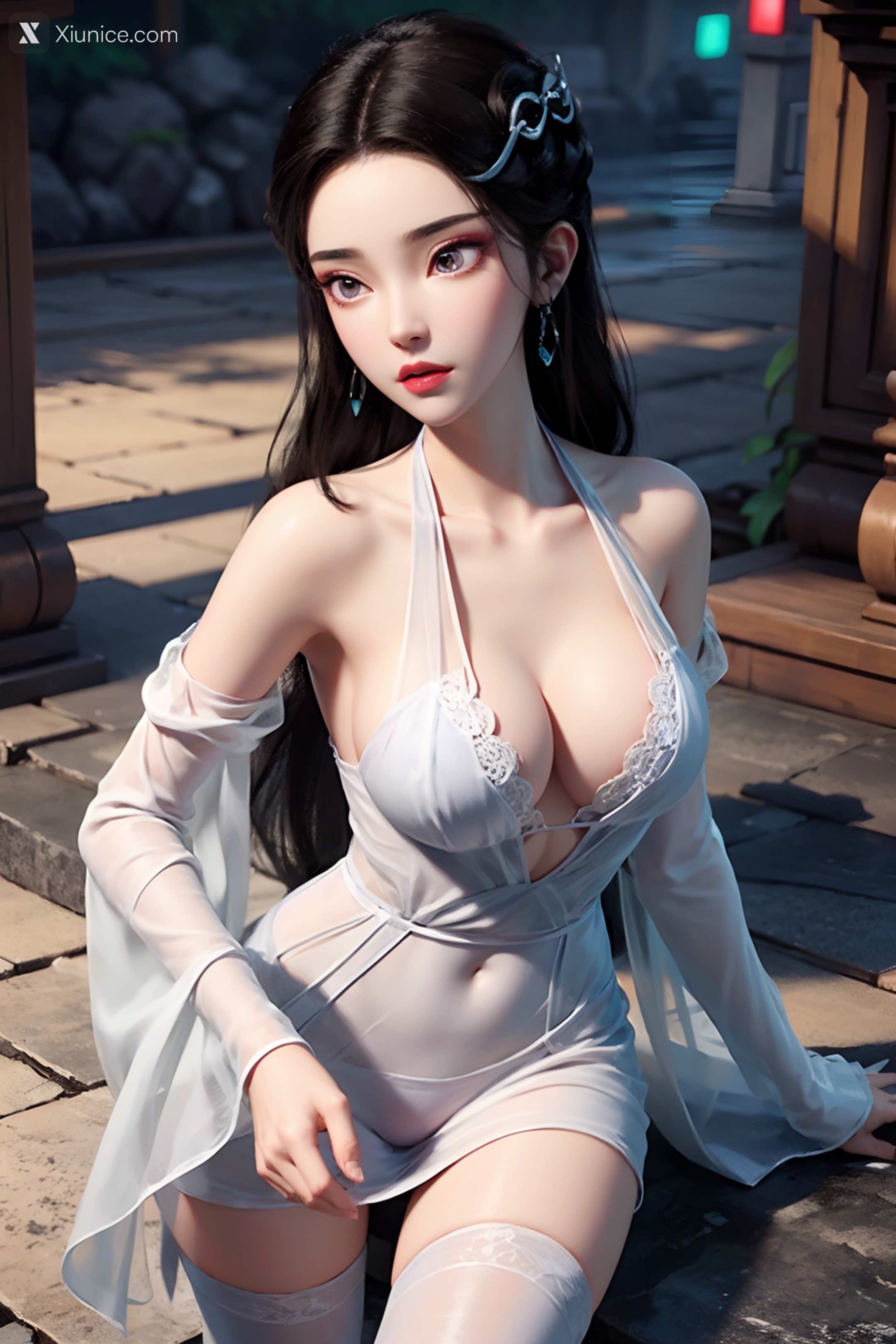 AI Girl – 白蛇缘起 – 小白 – 小白 薄纱 EP.1 第130张