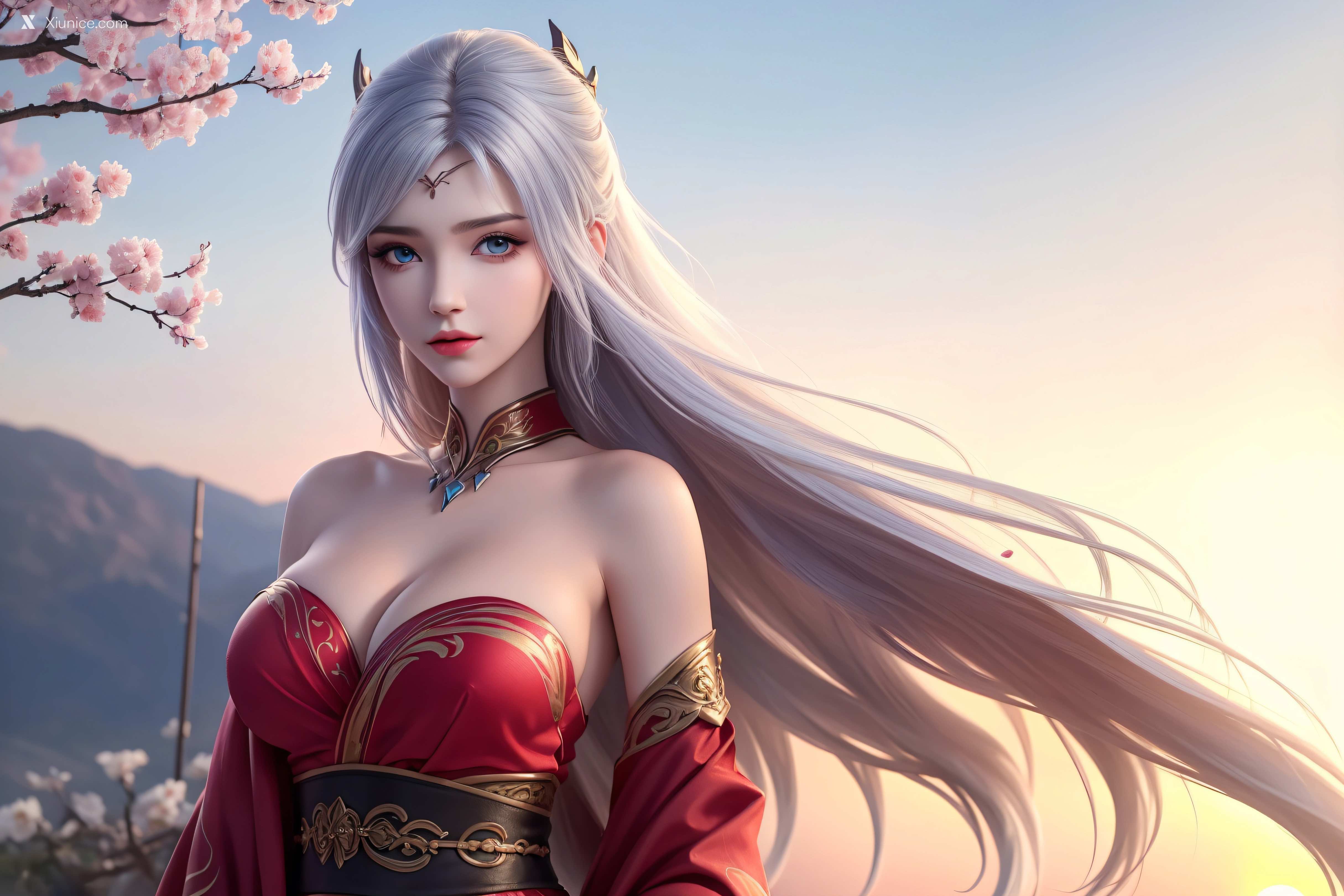 AI Girl – 大主宰 – 九幽雀 洛璃 – 洛璃 桃花源(横屏) 第5张