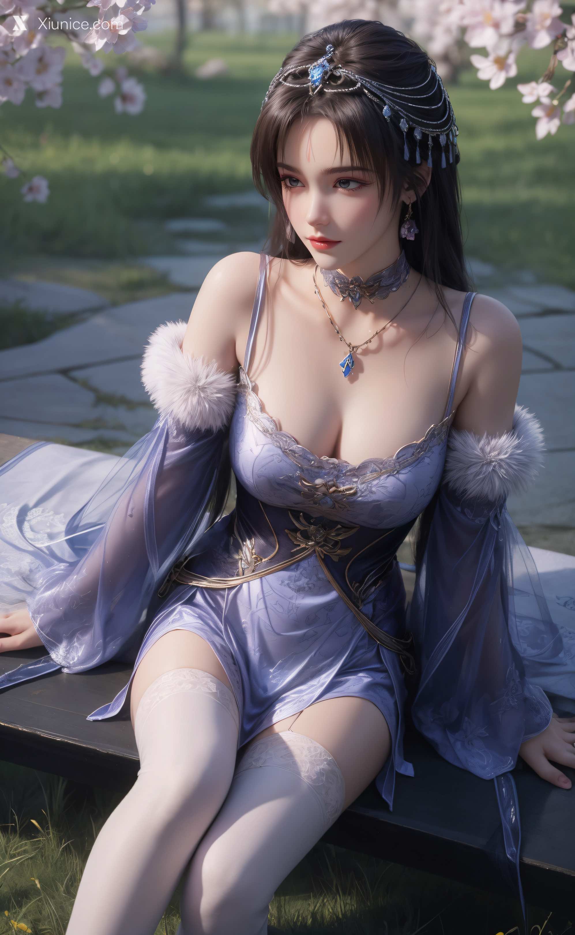 AI Girl – 暗河传 – 慕雪薇 慕雨墨 – 慕雨墨 户外写真 第22张