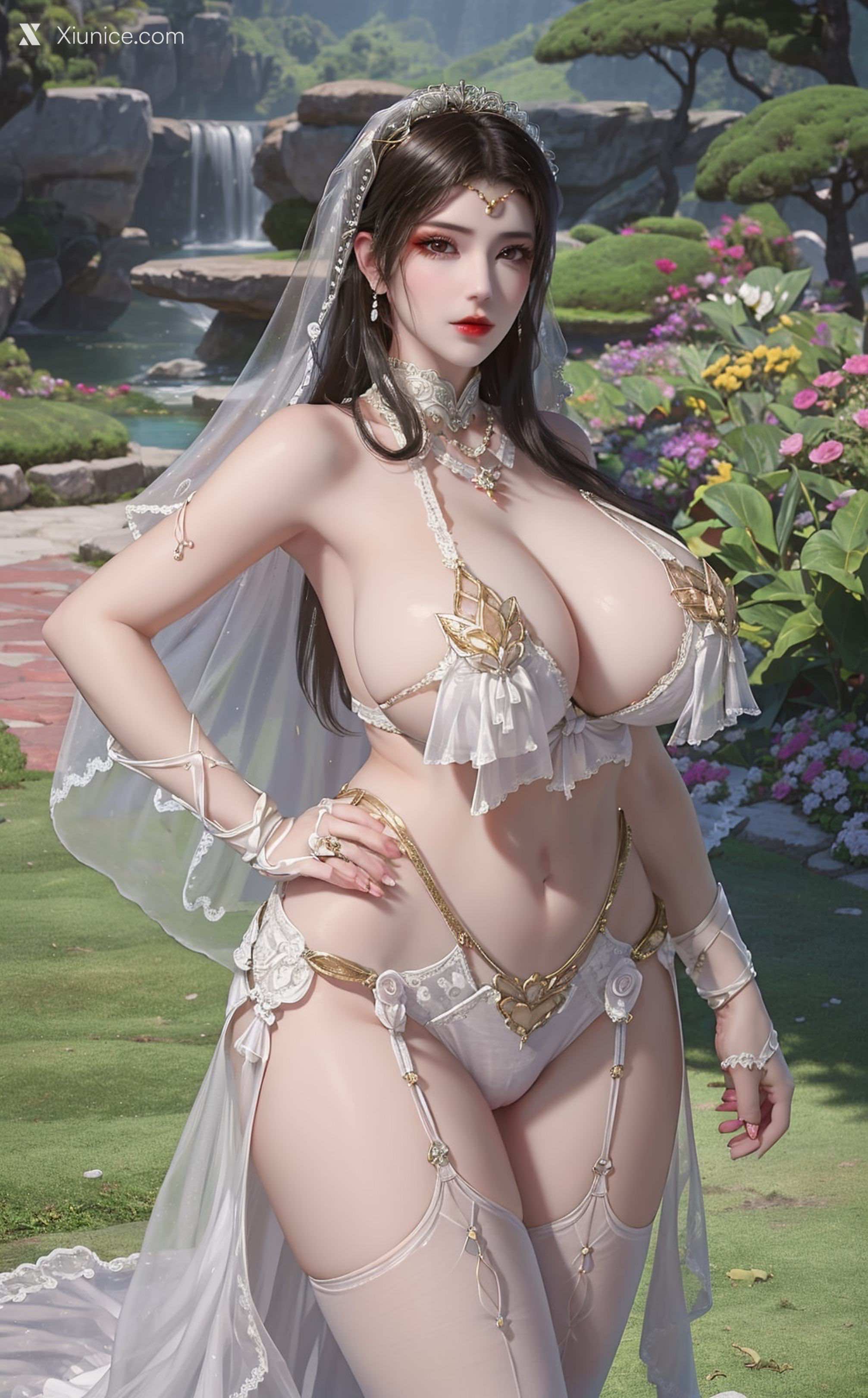 AI Girl – 斗破苍穹 – 美杜莎 白丝婚纱巨汝 第174张