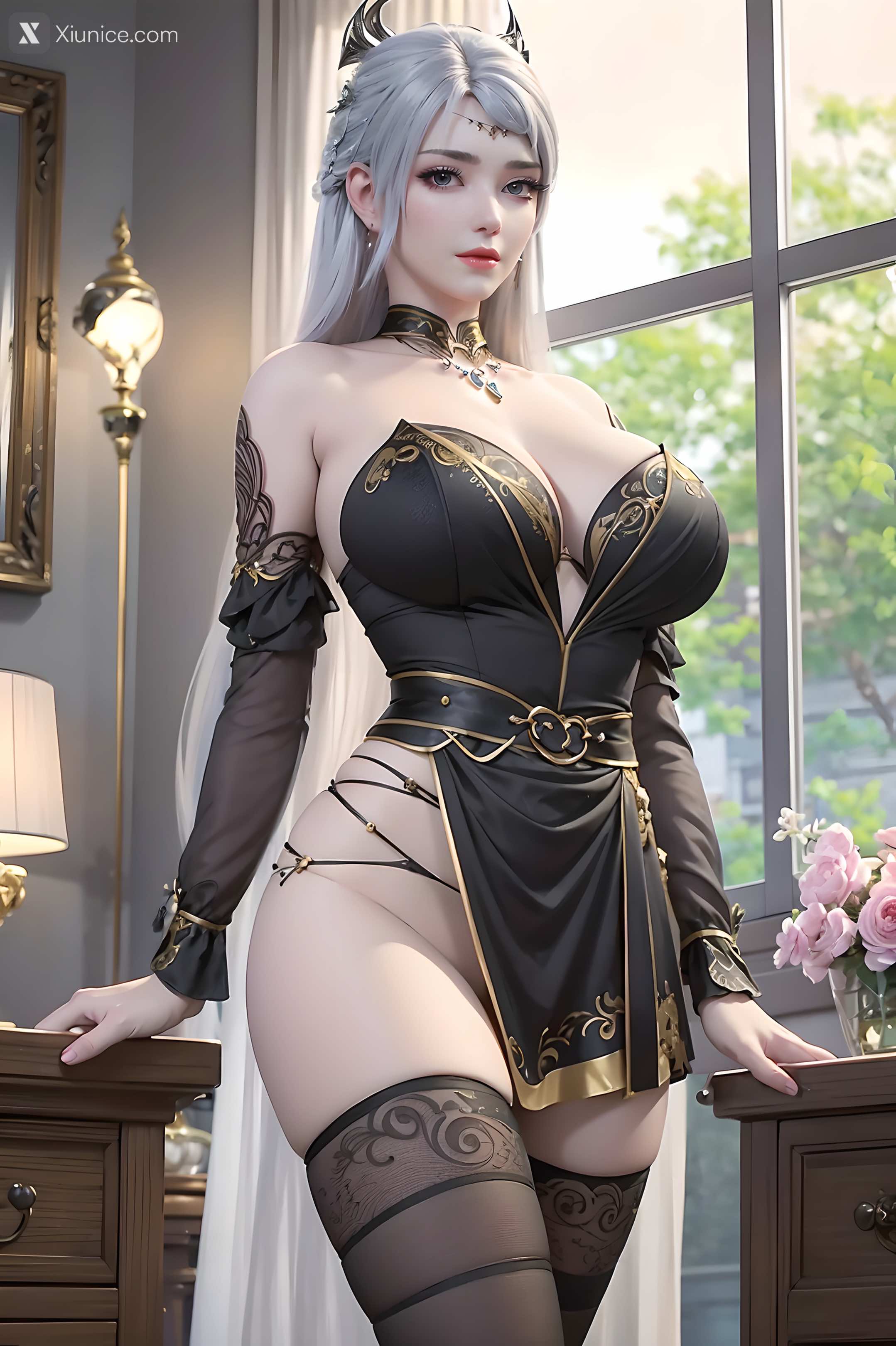 AI Girl – 大主宰 – 九幽雀 洛璃 – 洛璃 黑丝 第66张