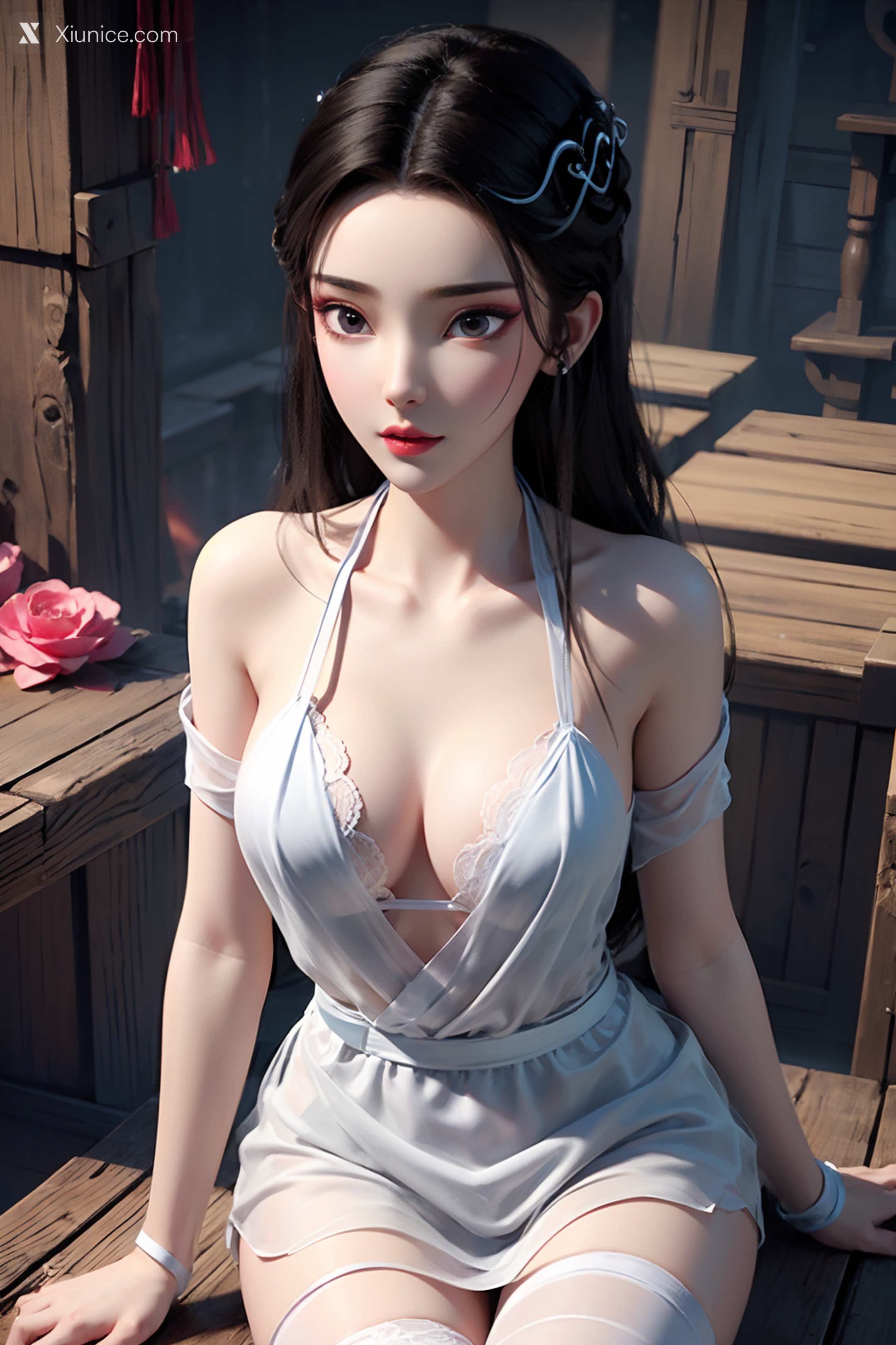 AI Girl – 白蛇缘起 – 小白 – 小白 薄纱 EP.2 第53张