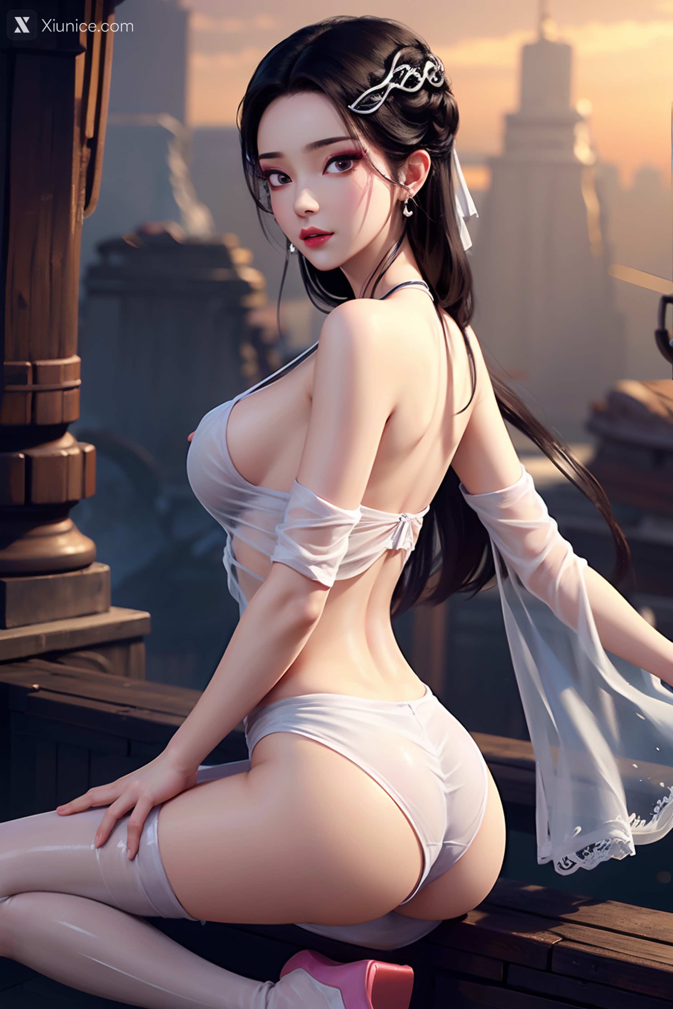 AI Girl – 白蛇缘起 – 小白 – 小白 薄纱 EP.1 第54张
