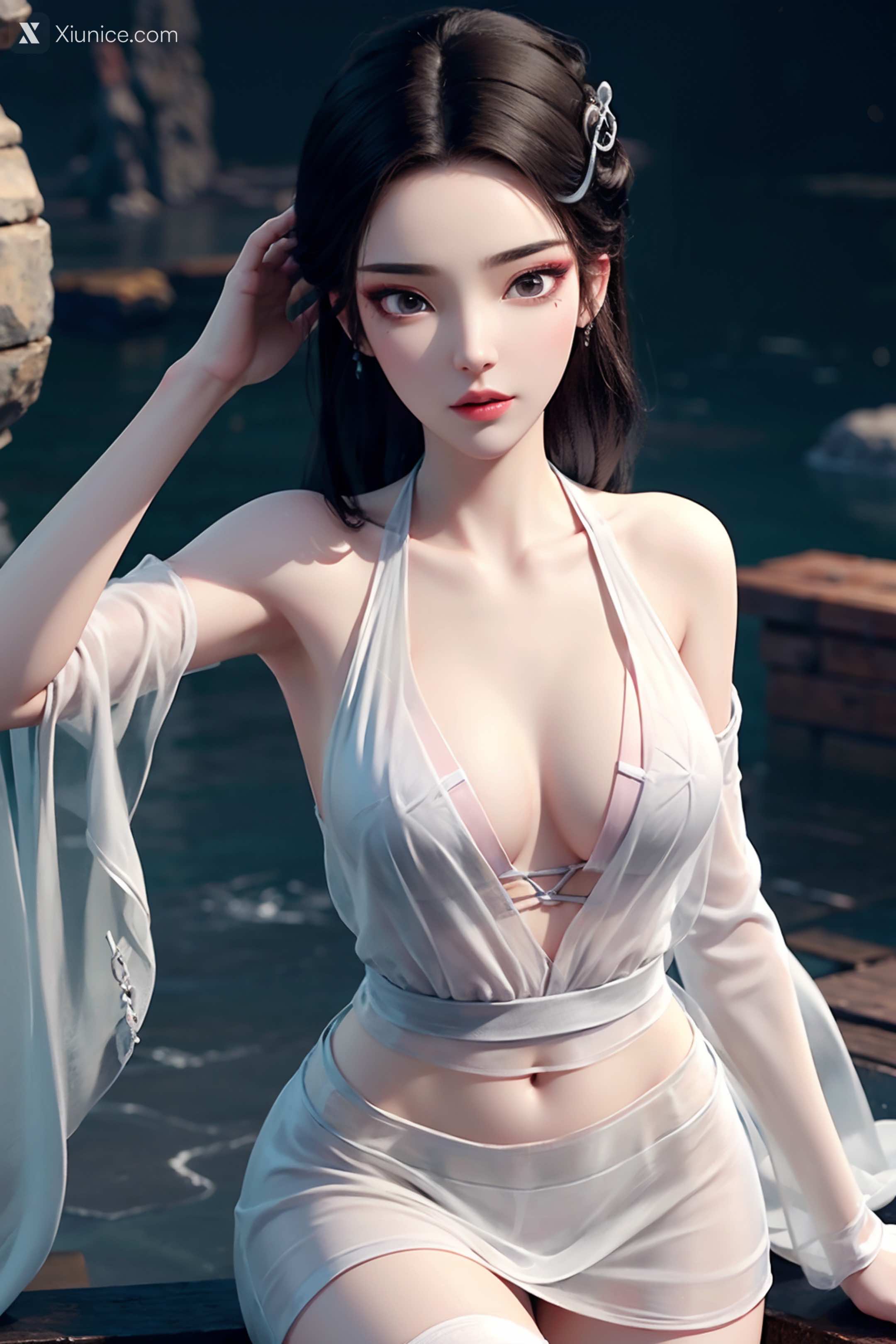 AI Girl – 白蛇缘起 – 小白 – 小白 薄纱 EP.1 第155张