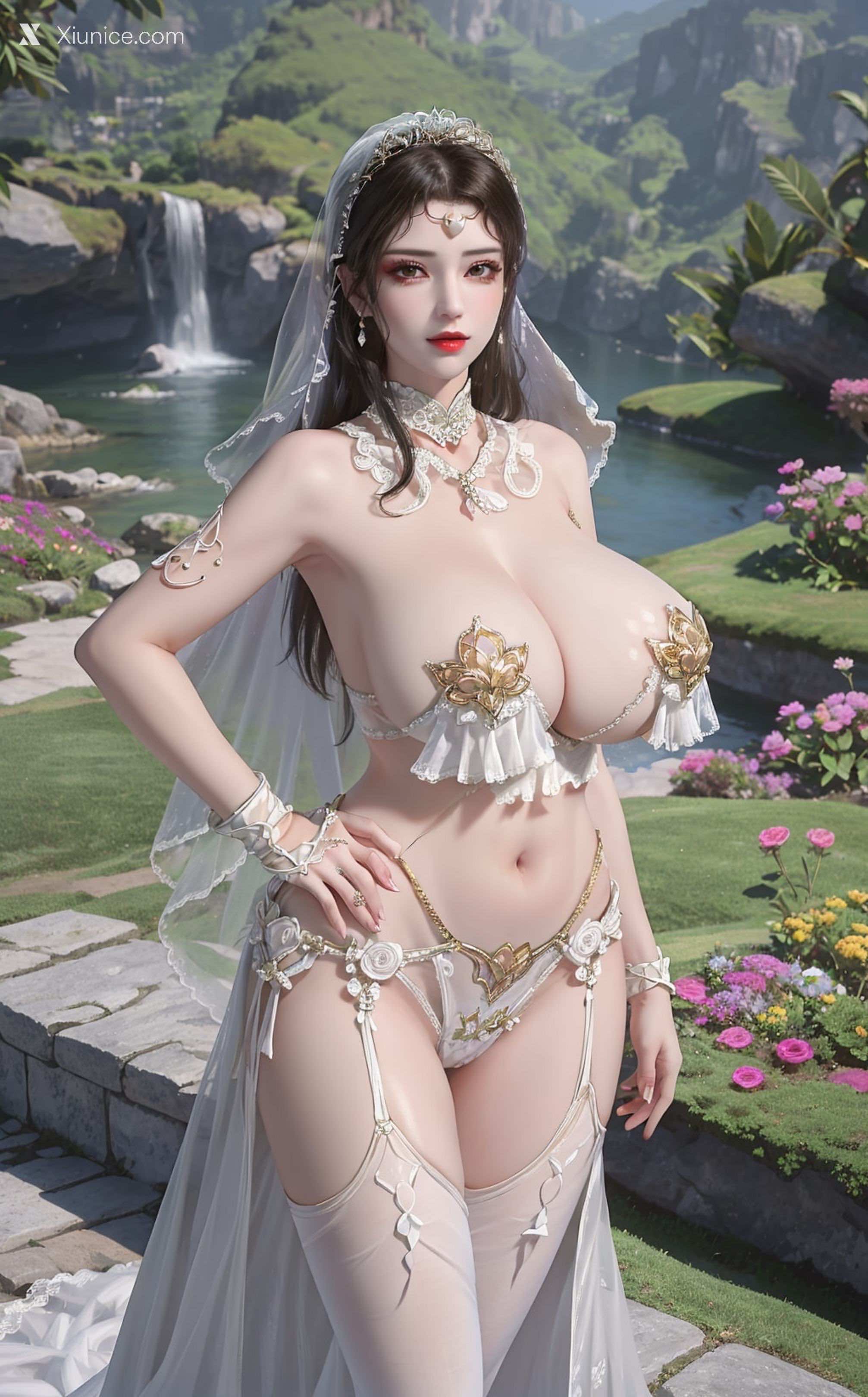 AI Girl – 斗破苍穹 – 美杜莎 白丝婚纱巨汝 第165张