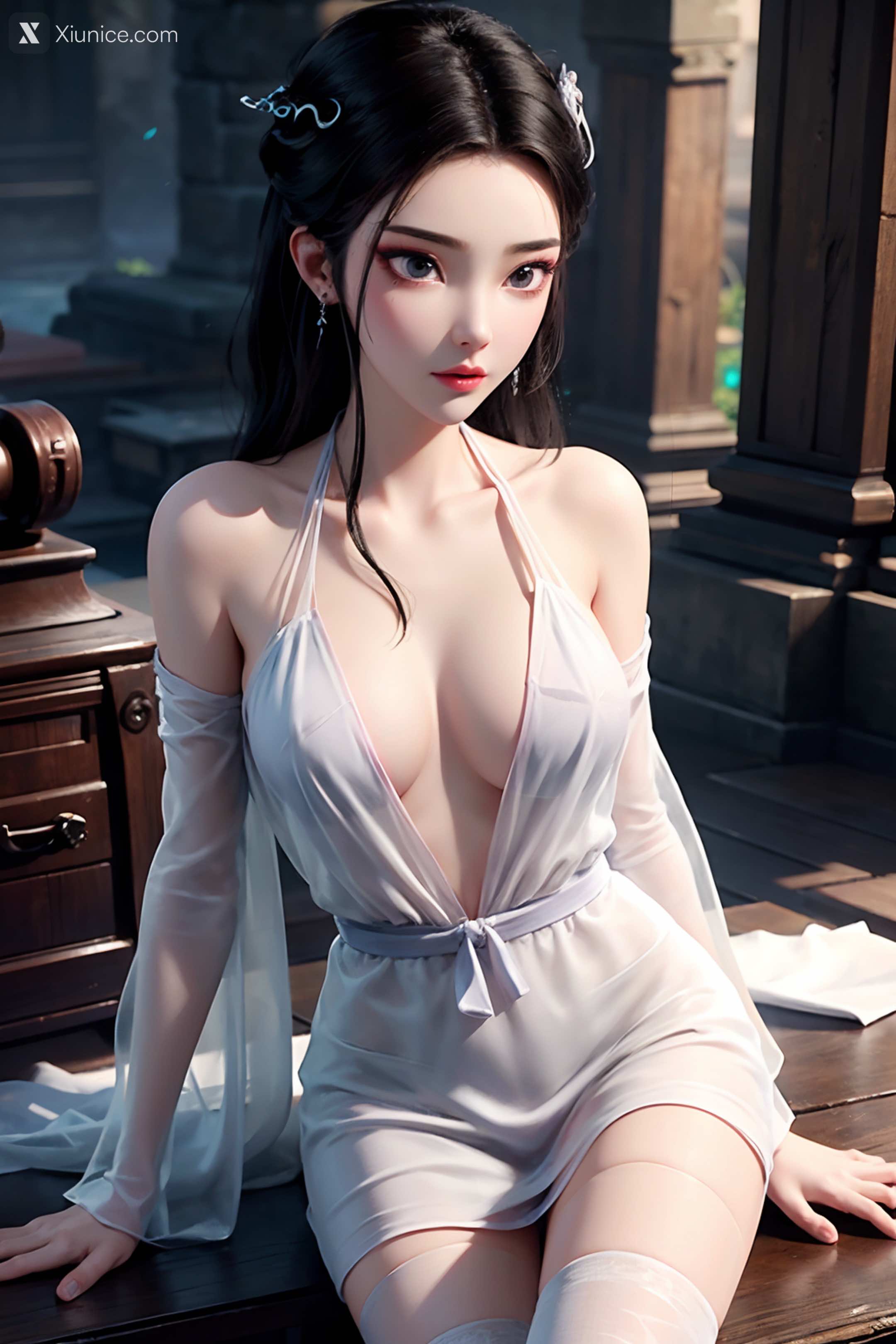 AI Girl – 白蛇缘起 – 小白 – 小白 薄纱 EP.2 第47张