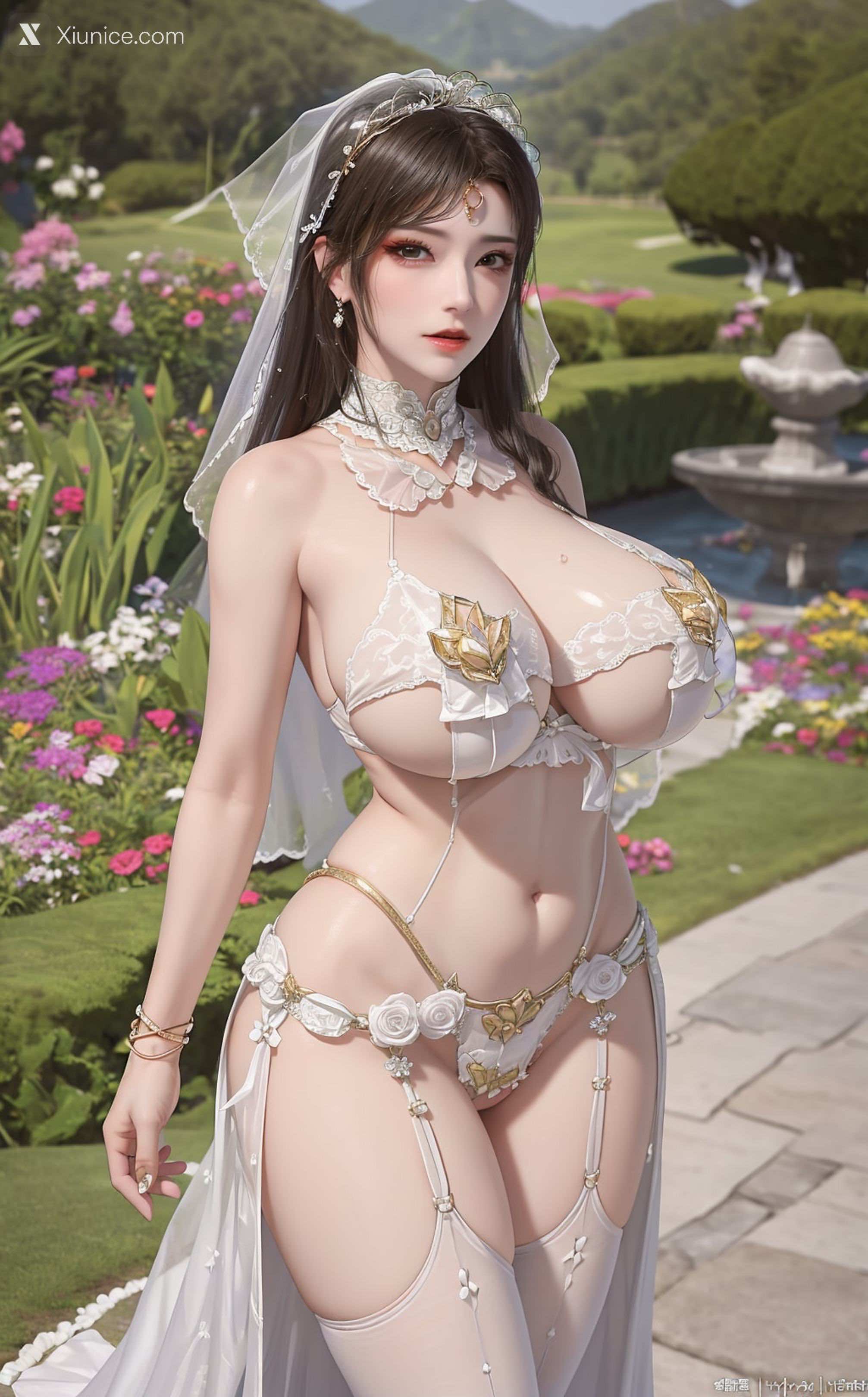 AI Girl – 斗破苍穹 – 美杜莎 白丝婚纱巨汝 第3张