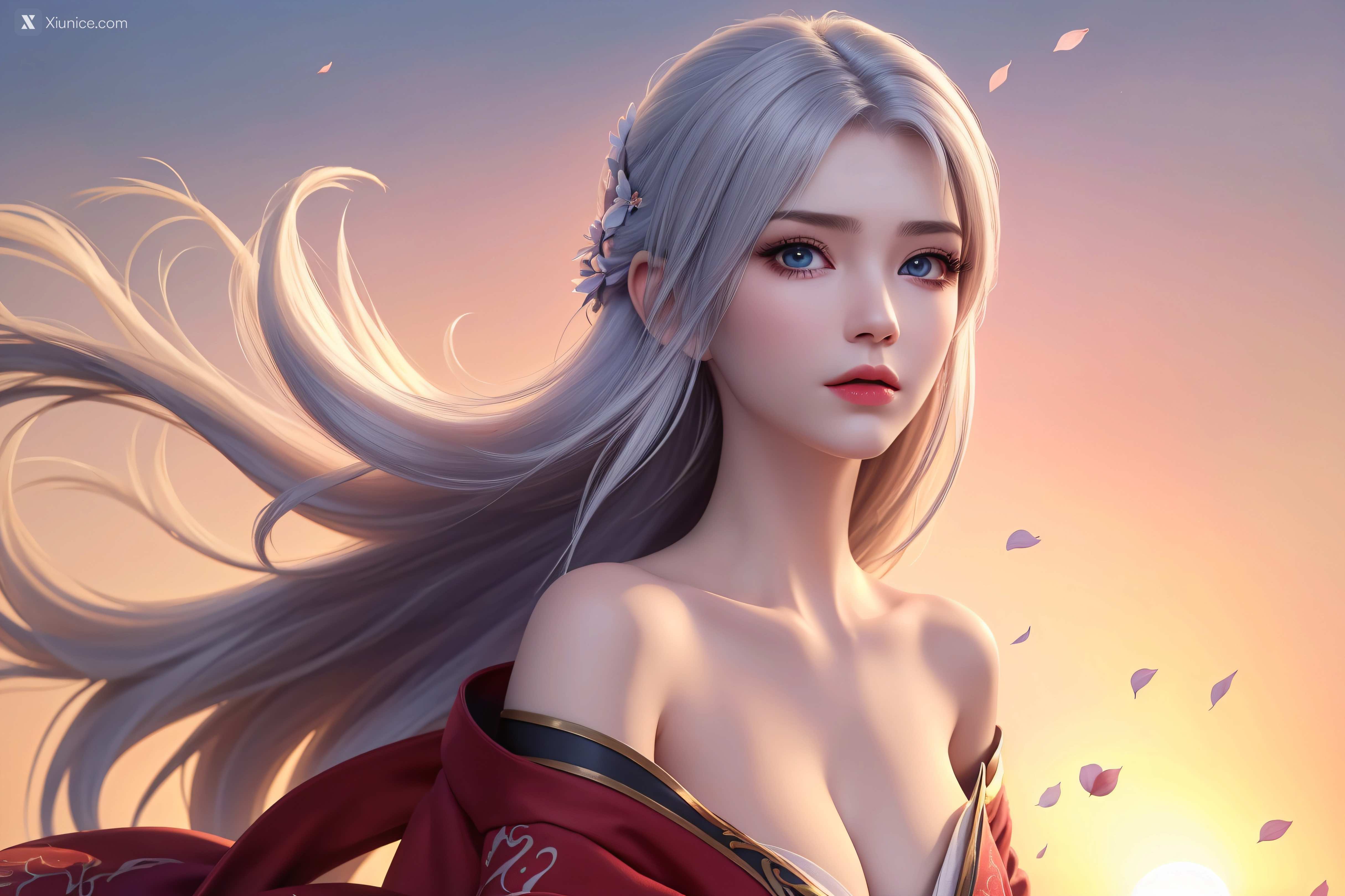 AI Girl – 大主宰 – 九幽雀 洛璃 – 洛璃 桃花源(横屏) 第4张