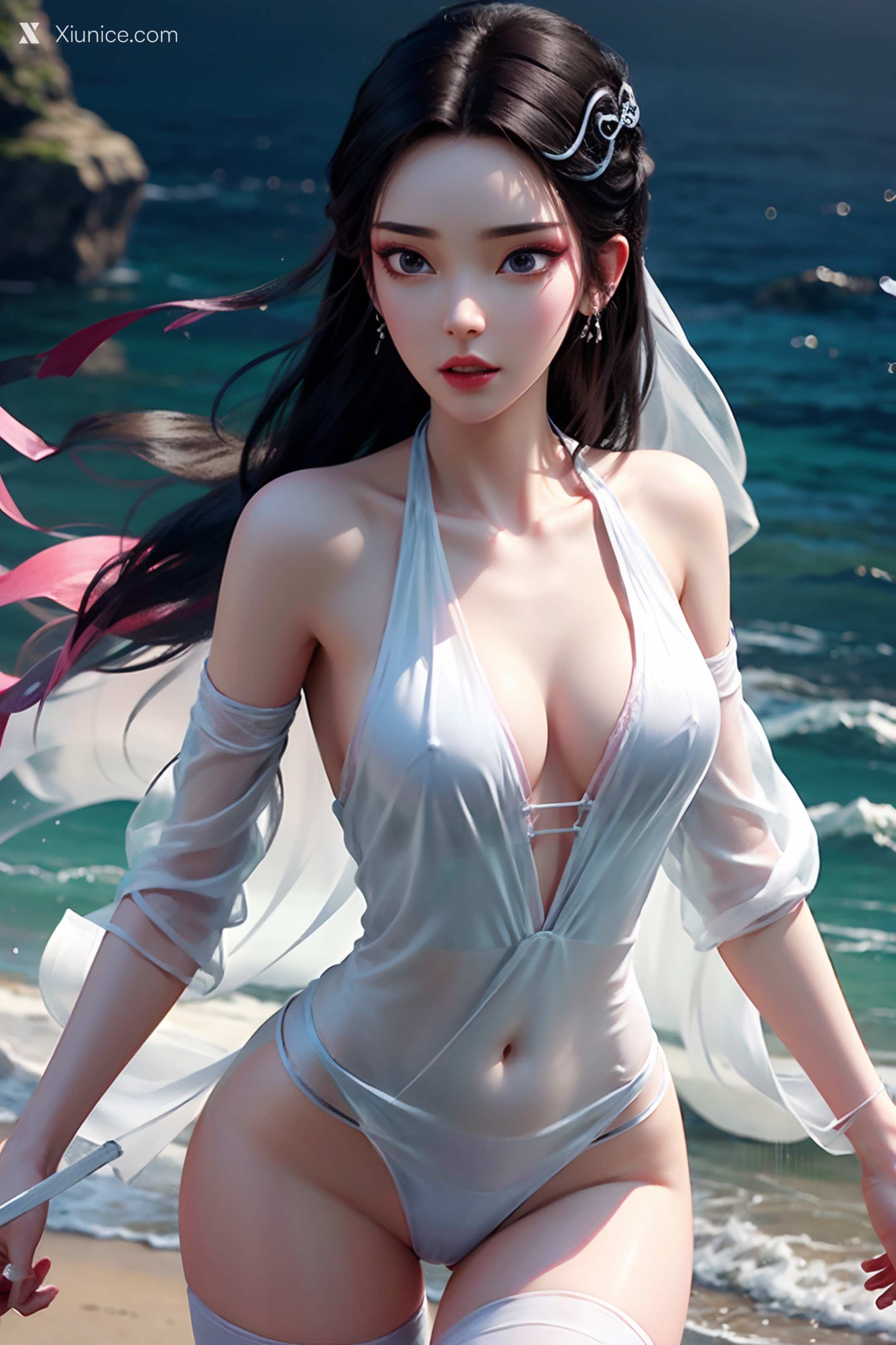 AI Girl – 白蛇缘起 – 小白 – 小白 薄纱 EP.2 第35张