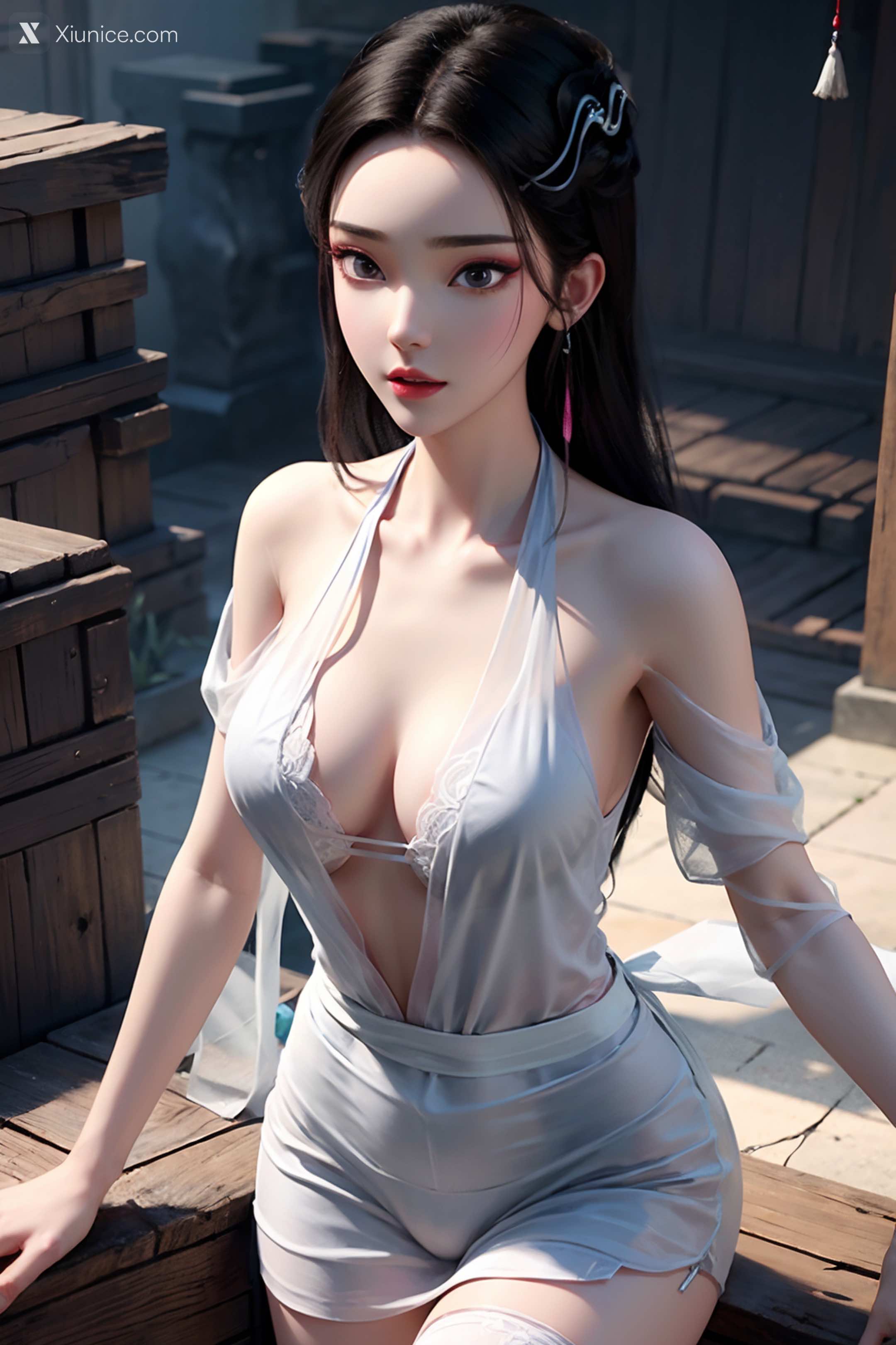 AI Girl – 白蛇缘起 – 小白 – 小白 薄纱 EP.2 第108张