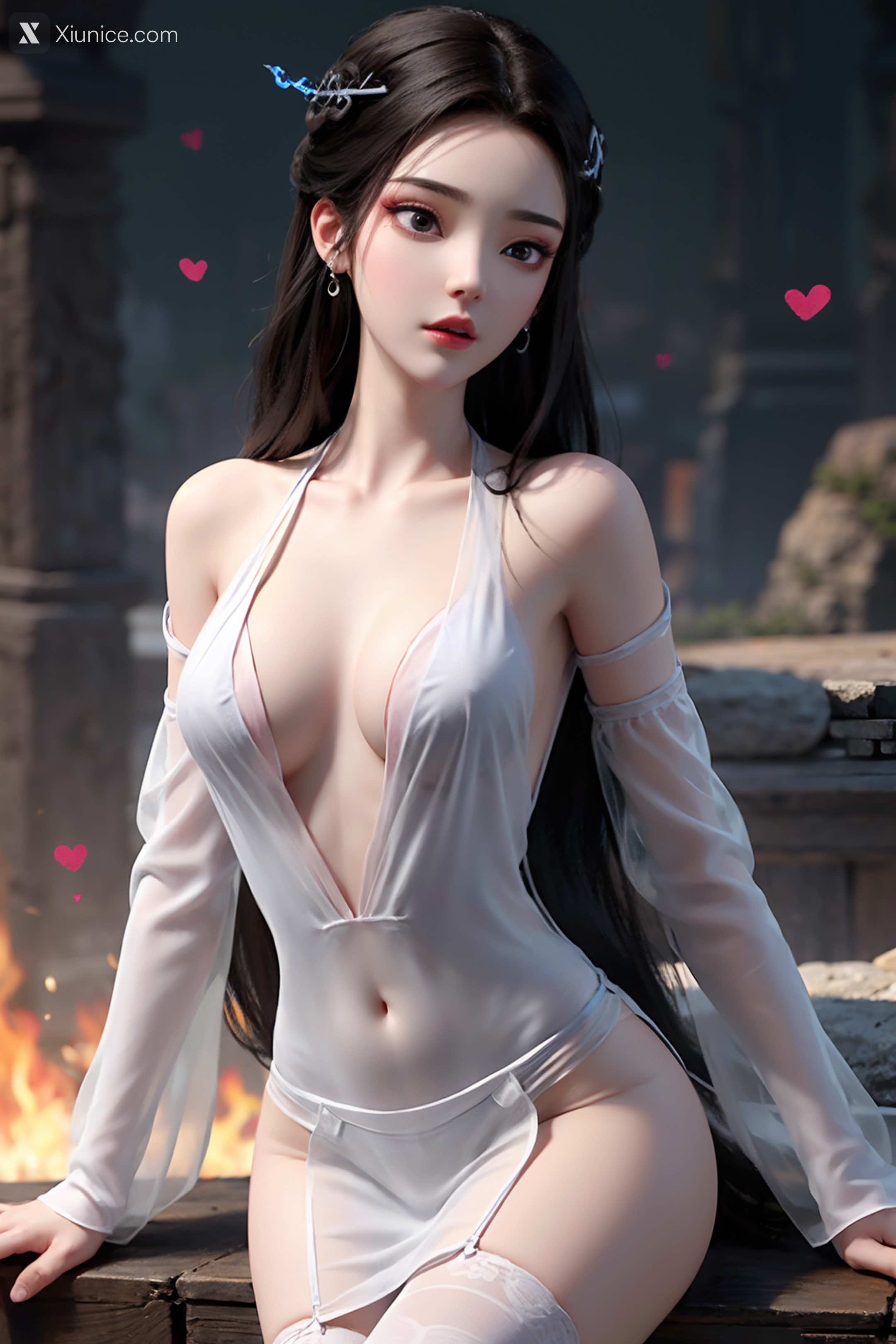 AI Girl – 白蛇缘起 – 小白 – 小白 薄纱 EP.2 第76张