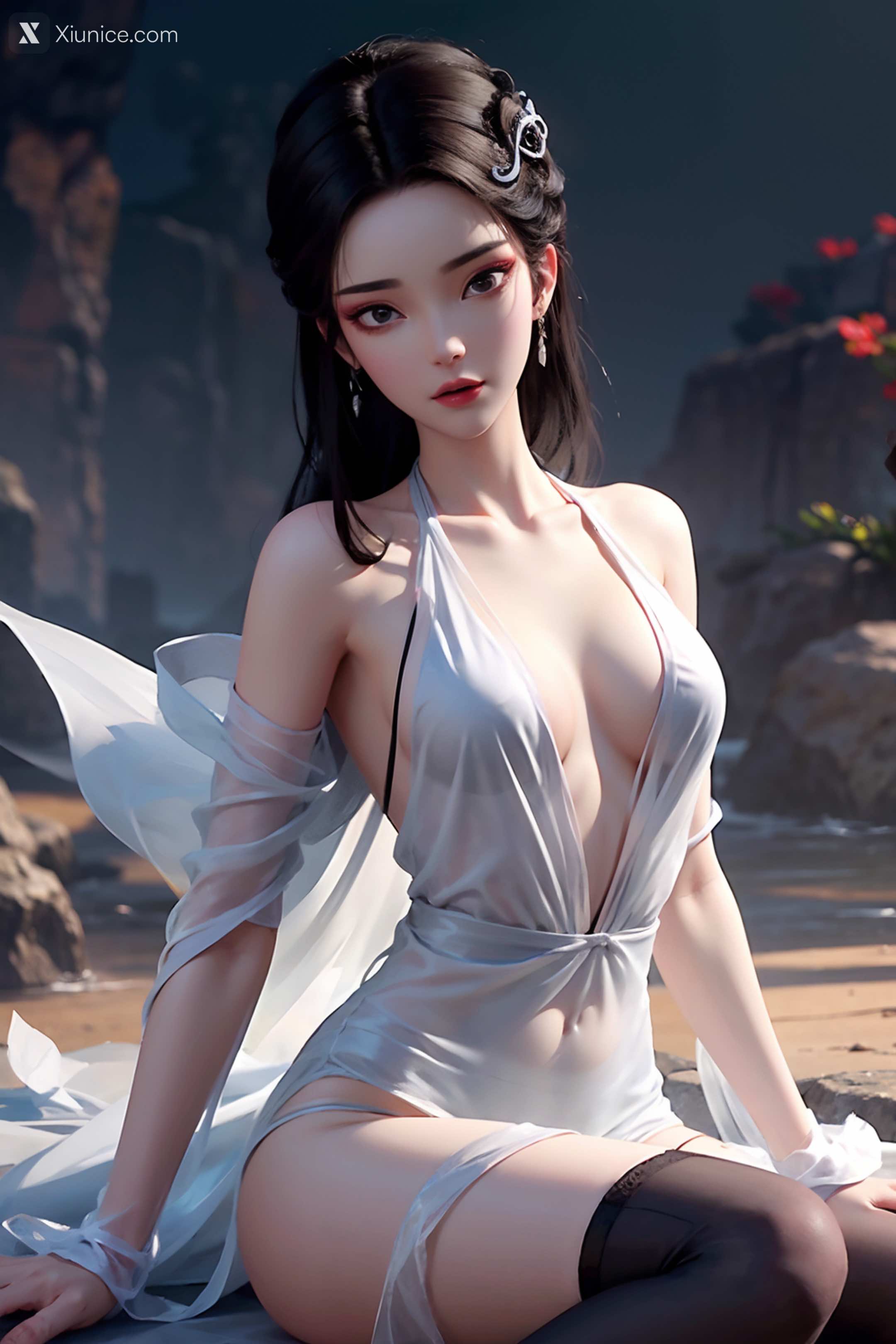 AI Girl – 白蛇缘起 – 小白 – 小白 薄纱 EP.1 第133张