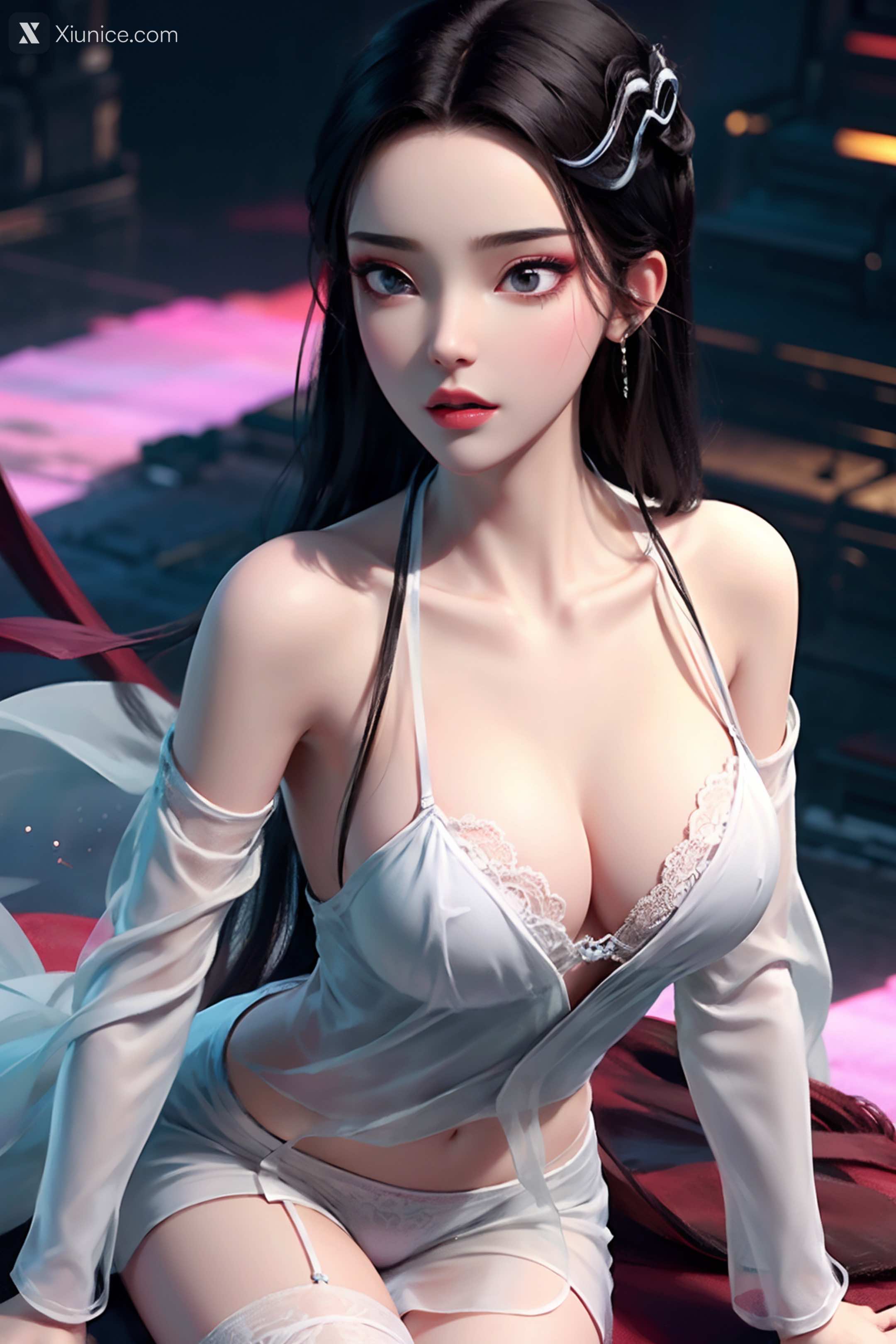 AI Girl – 白蛇缘起 – 小白 – 小白 薄纱 EP.2 第101张