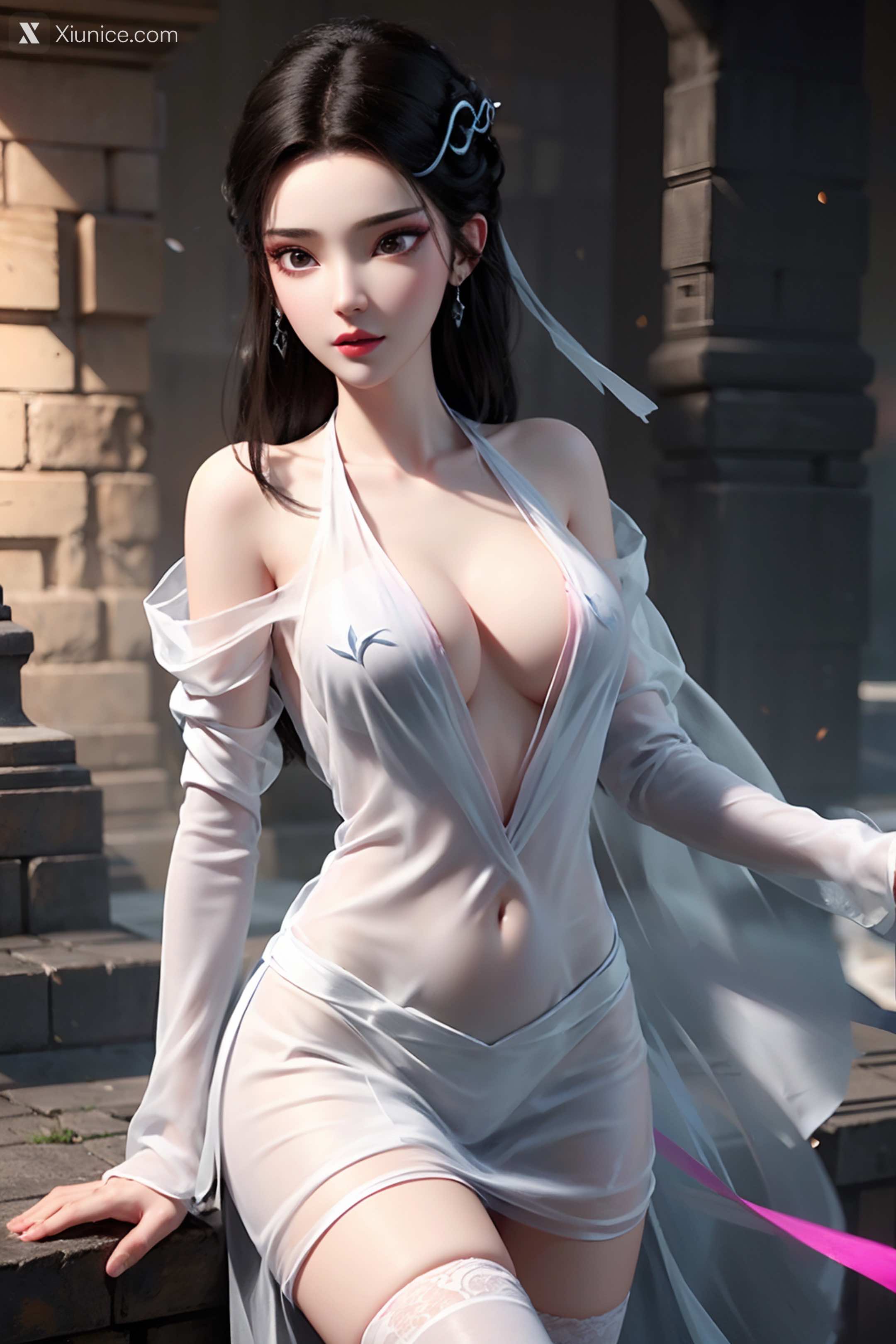 AI Girl – 白蛇缘起 – 小白 – 小白 薄纱 EP.1 第138张