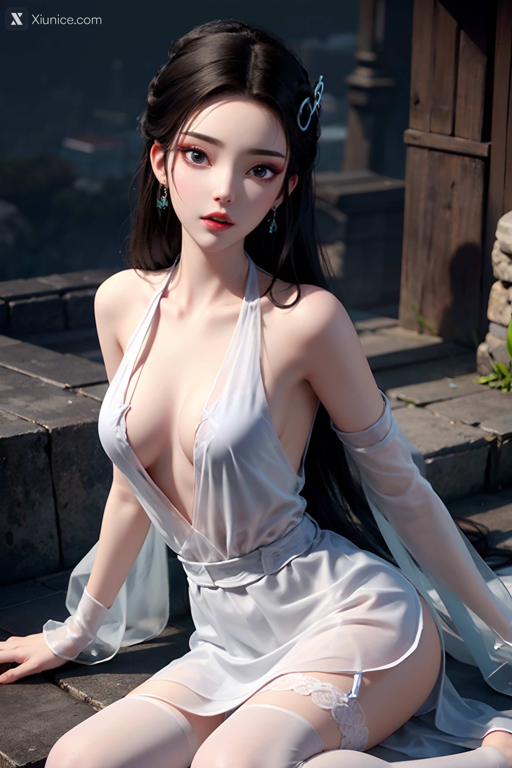 AI Girl – 白蛇缘起 – 小白 – 小白 薄纱 EP.1 第147张