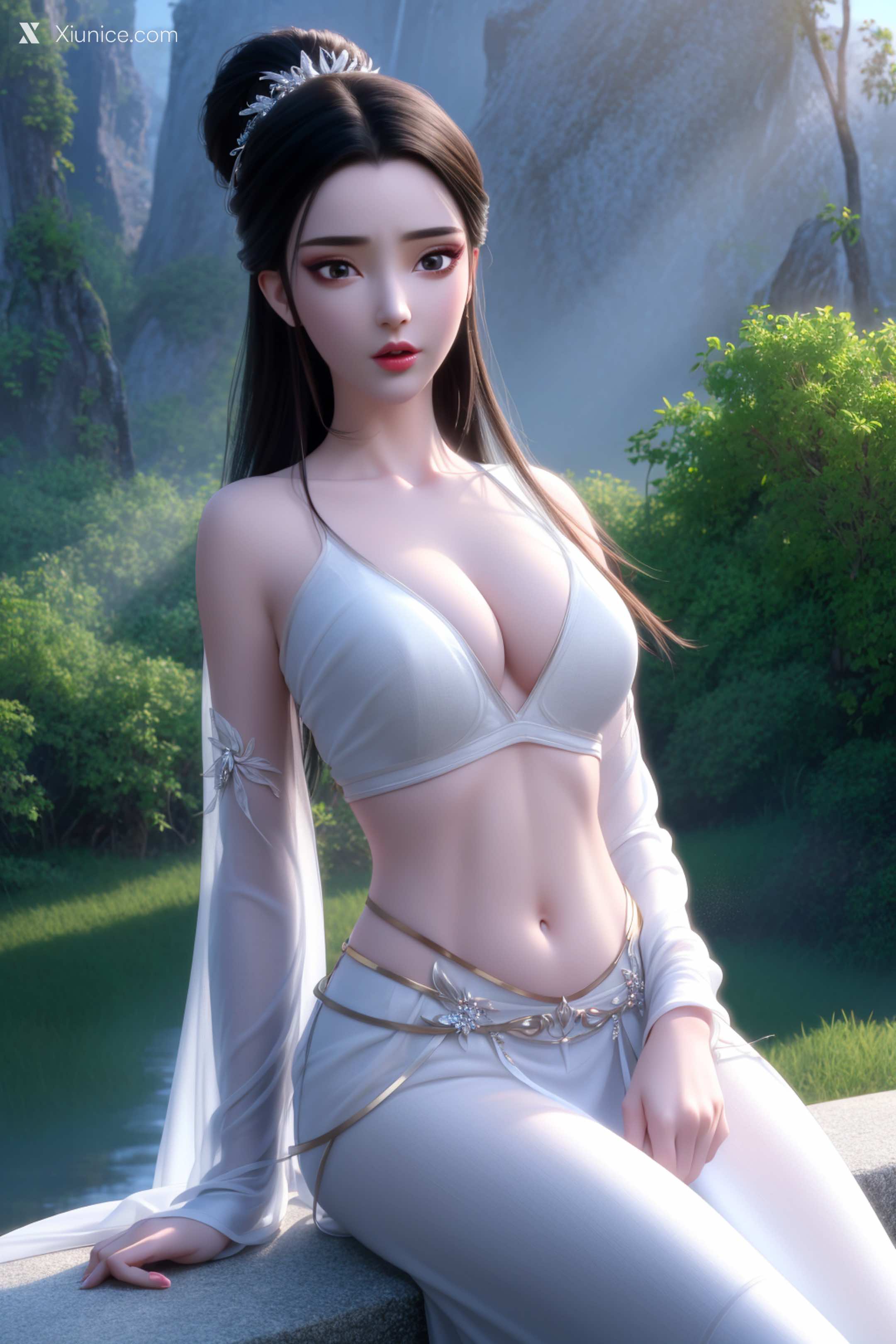 AI Girl – 白蛇缘起 – 小白 – 小白 薄纱 EP.1 第55张
